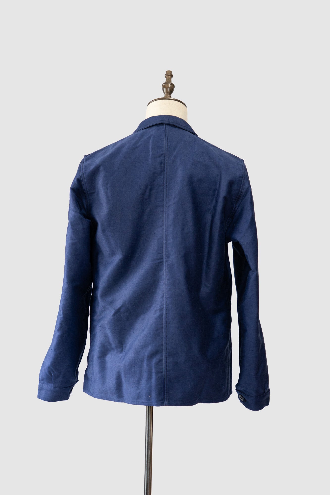 Veste en moleskine bleue Vulcain French Work des années 40 - DEADSTOCK