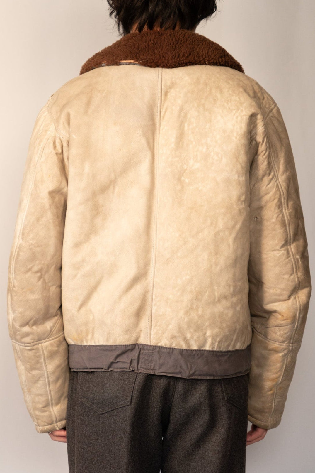 Veste en peau de mouton Kanal de la Luftwaffe allemande des années 40