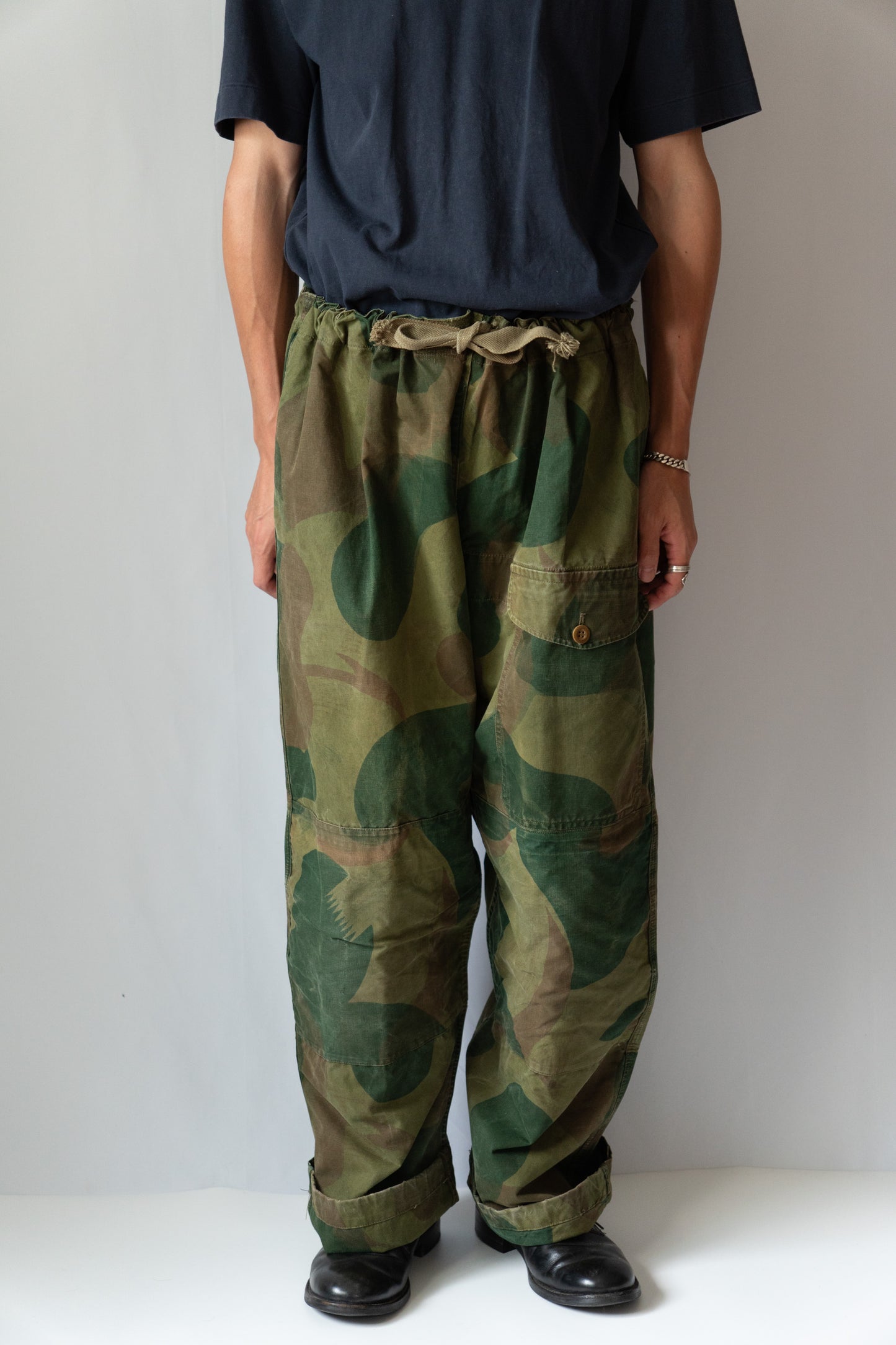 50s Belgian Army Ball&Moon Camoflauge Over Pants Early Model