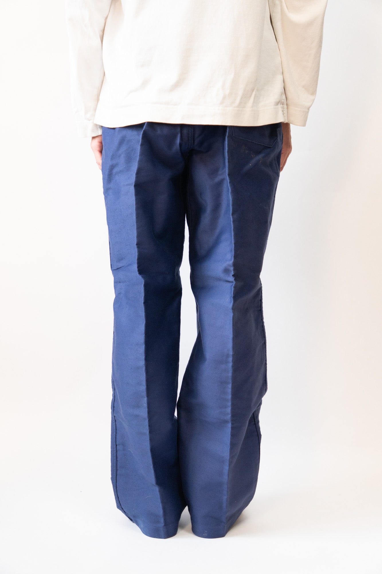 Veste en moleskine bleue Vulcain des années 40, DEAD STOCK