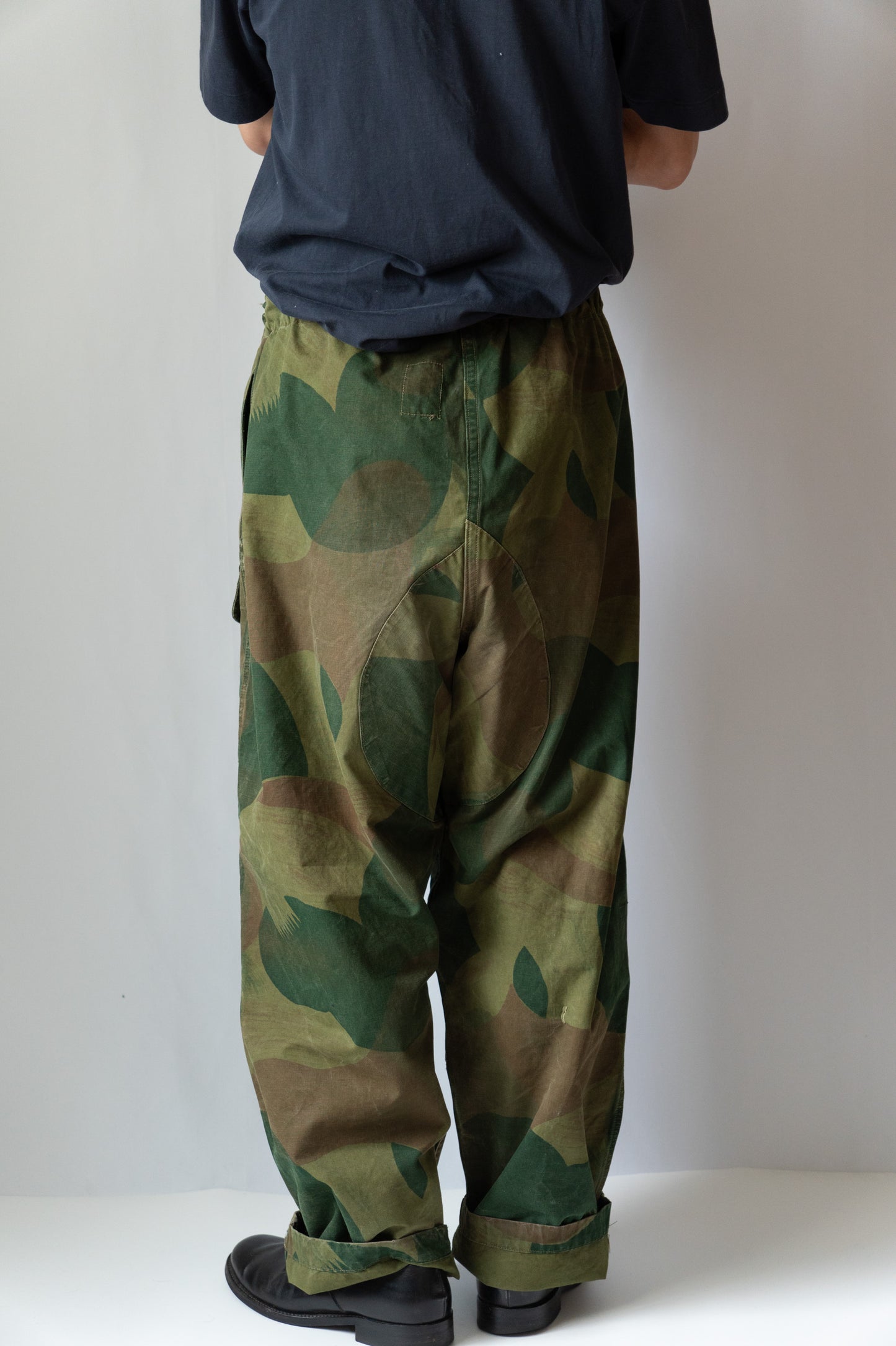 50s Belgian Army Ball&Moon Camoflauge Over Pants Early Model