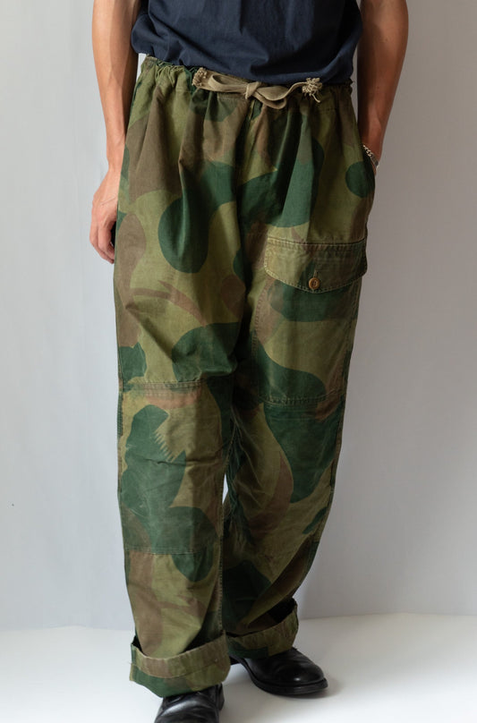 50er Jahre Belgische Armee Ball & Moon Camouflage Überhose – Frühes Modell