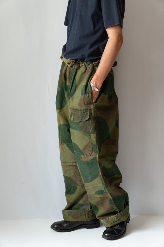 50er Jahre Belgische Armee Ball & Moon Camouflage Überhose – Frühes Modell