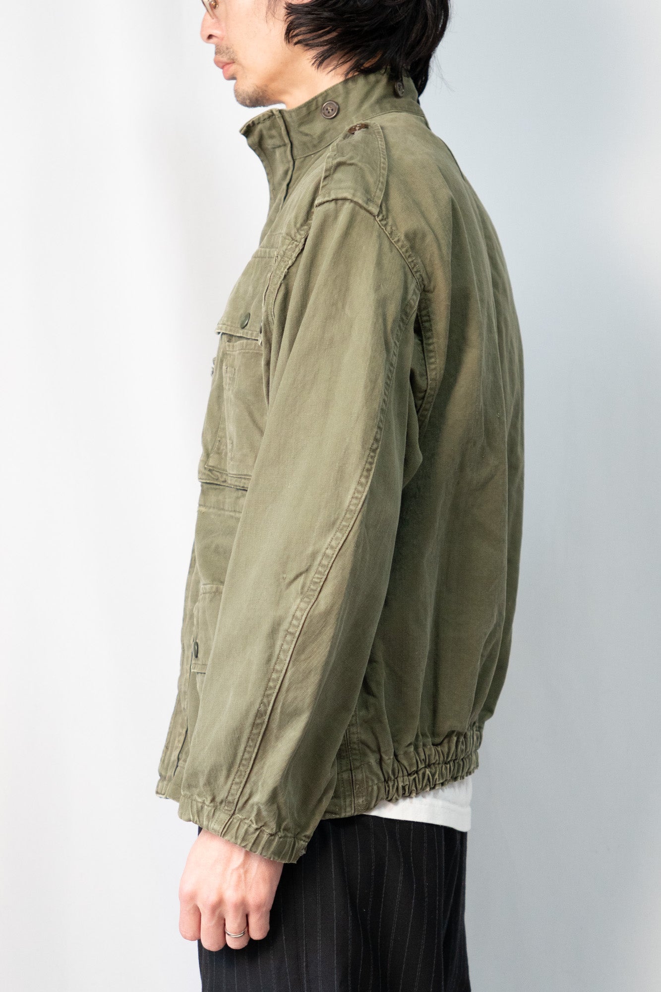Veste de parachutiste TAP47/56 de l'armée française des années 60, HBT modifiée