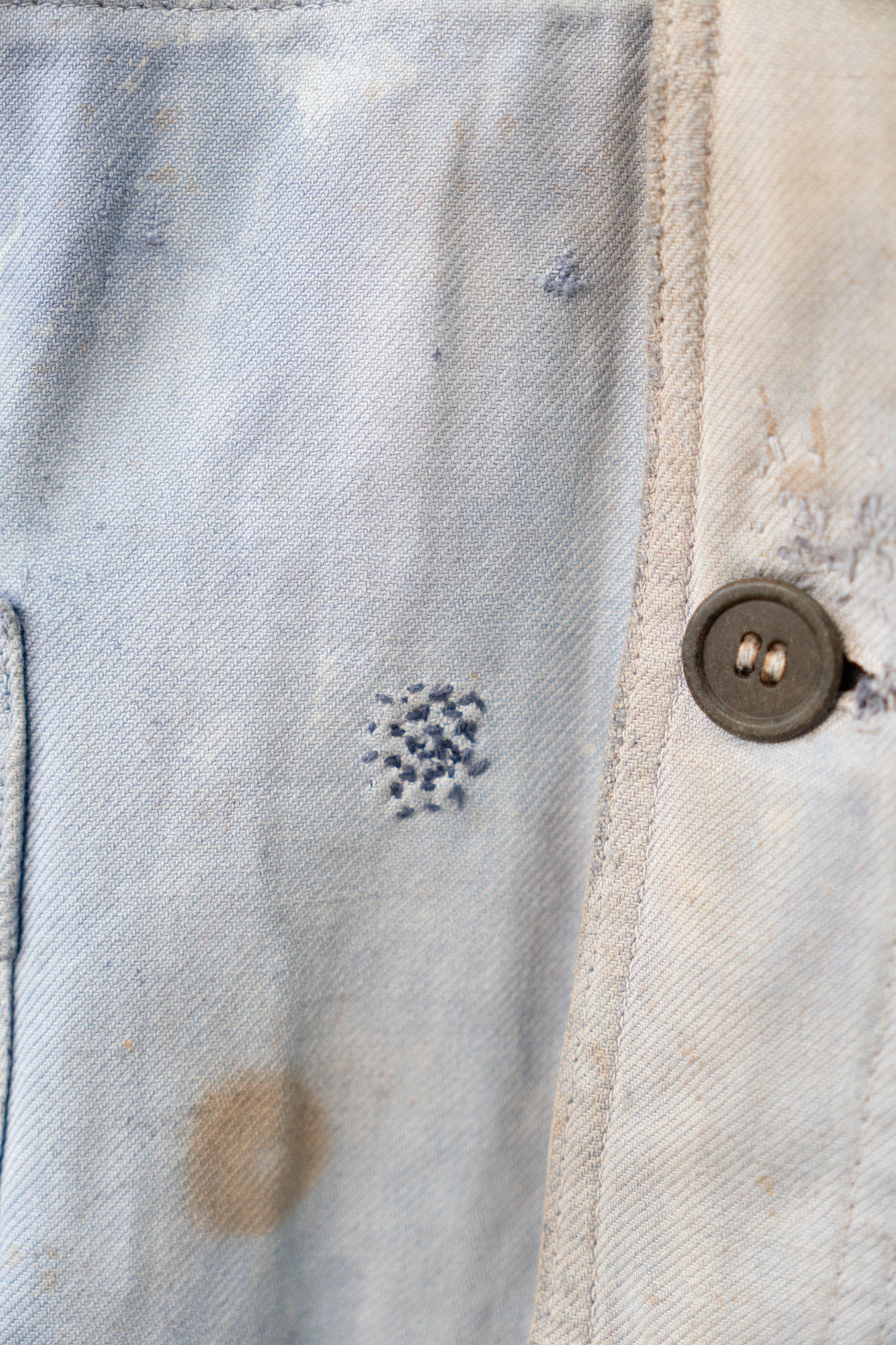 Französische Arbeitsjacke aus Baumwolltwill aus den 40er Jahren „Adolphe Lafont”