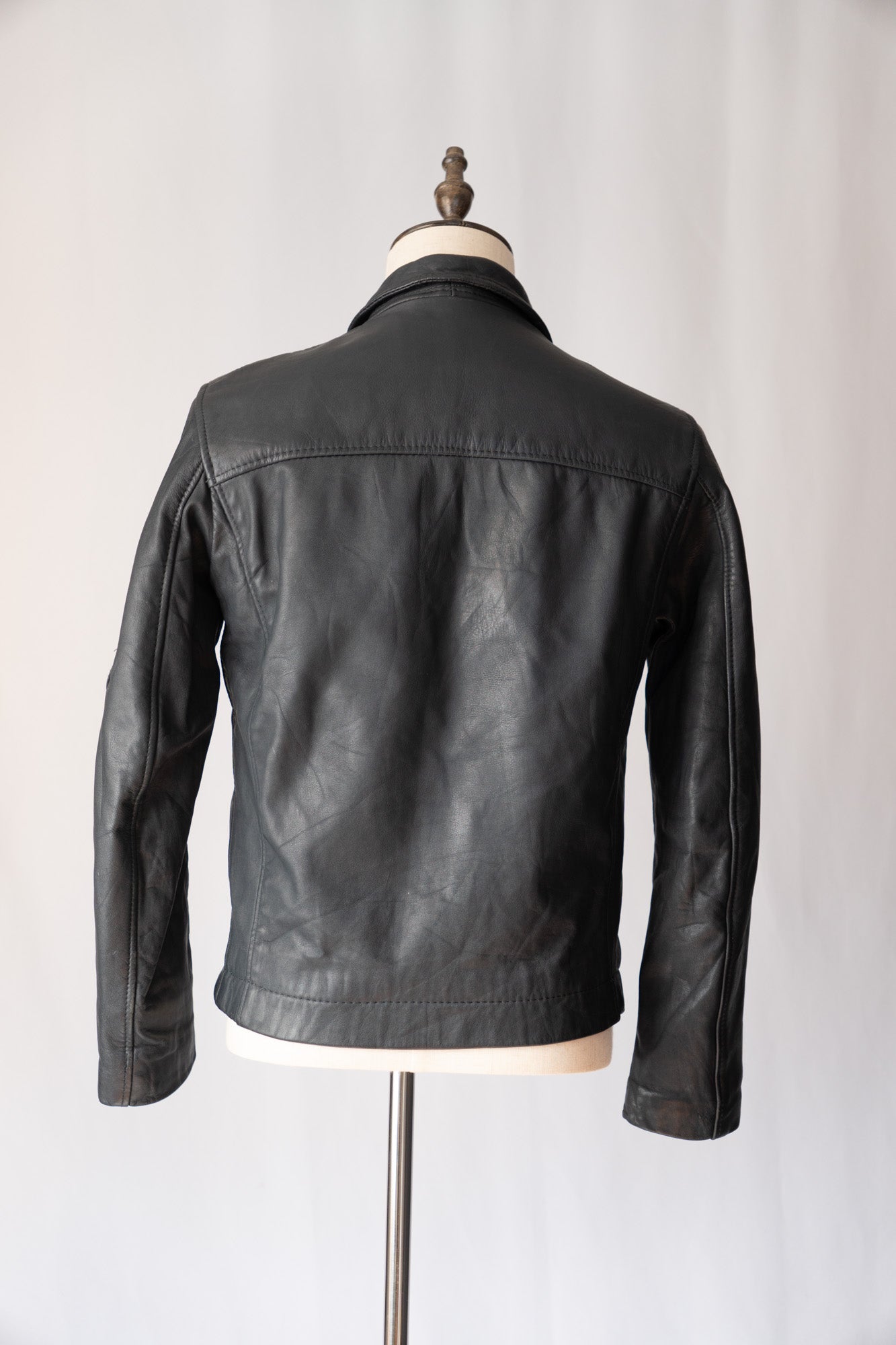 Veste de pilote française vintage des années 70 Civilian « cuir »