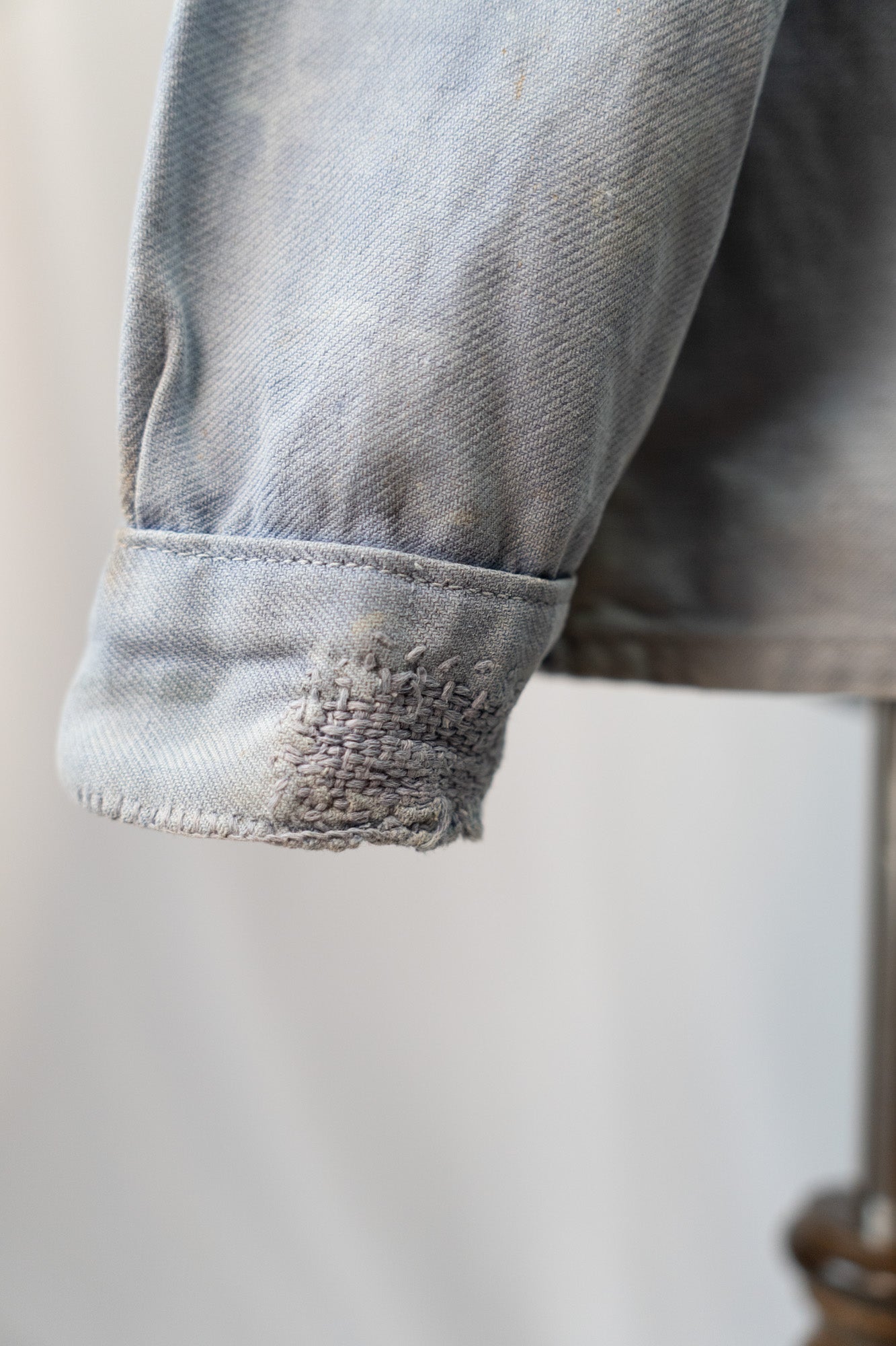 Französische Arbeitsjacke aus Baumwolltwill aus den 40er Jahren „Adolphe Lafont”