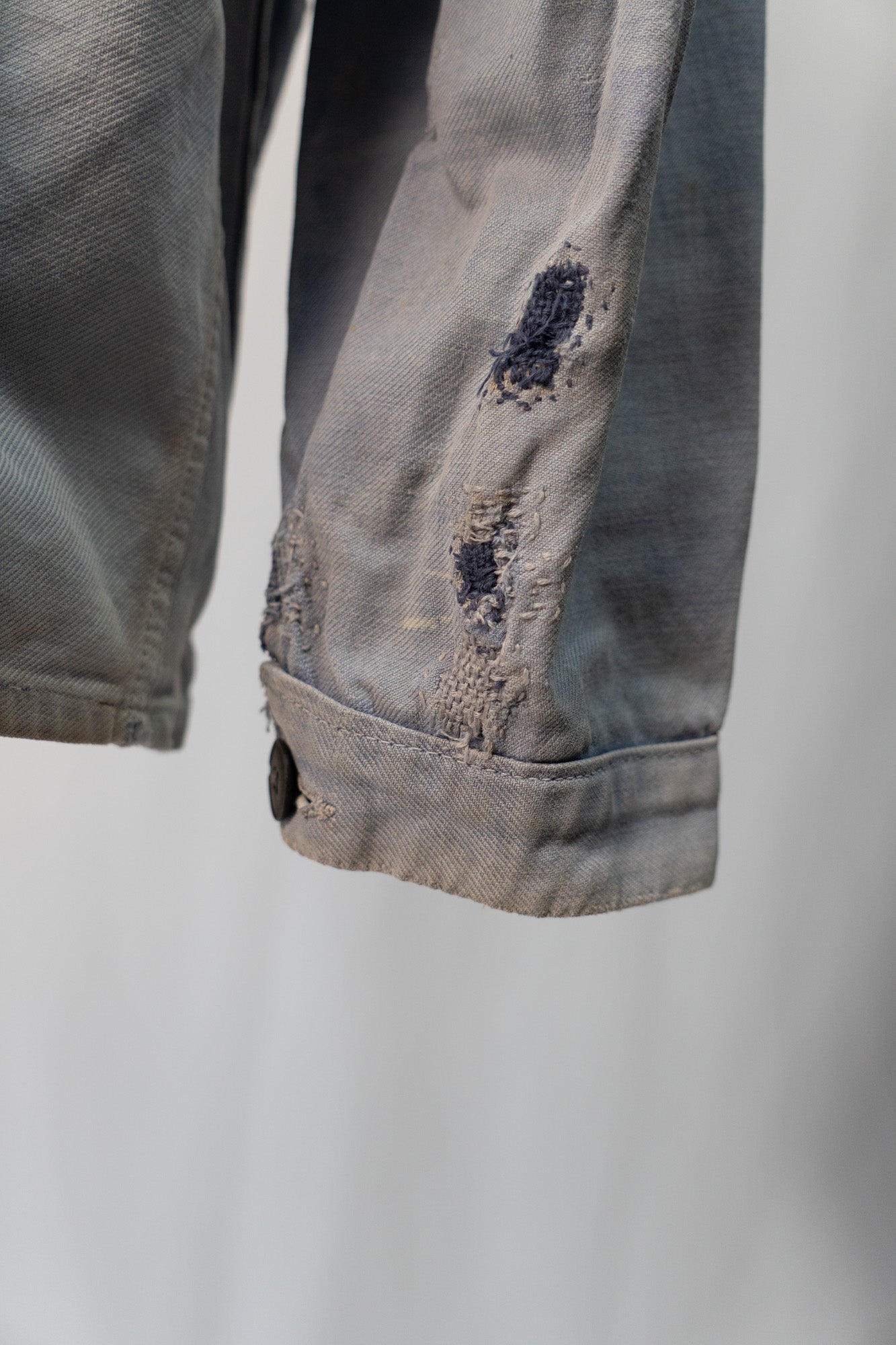 Französische Arbeitsjacke aus Baumwolltwill aus den 40er Jahren „Adolphe Lafont”