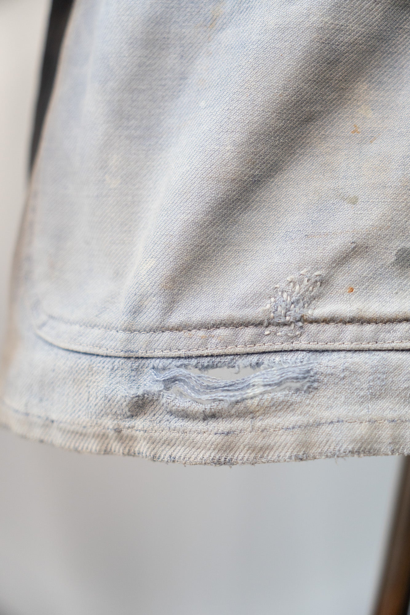 Französische Arbeitsjacke aus Baumwolltwill aus den 40er Jahren „Adolphe Lafont”