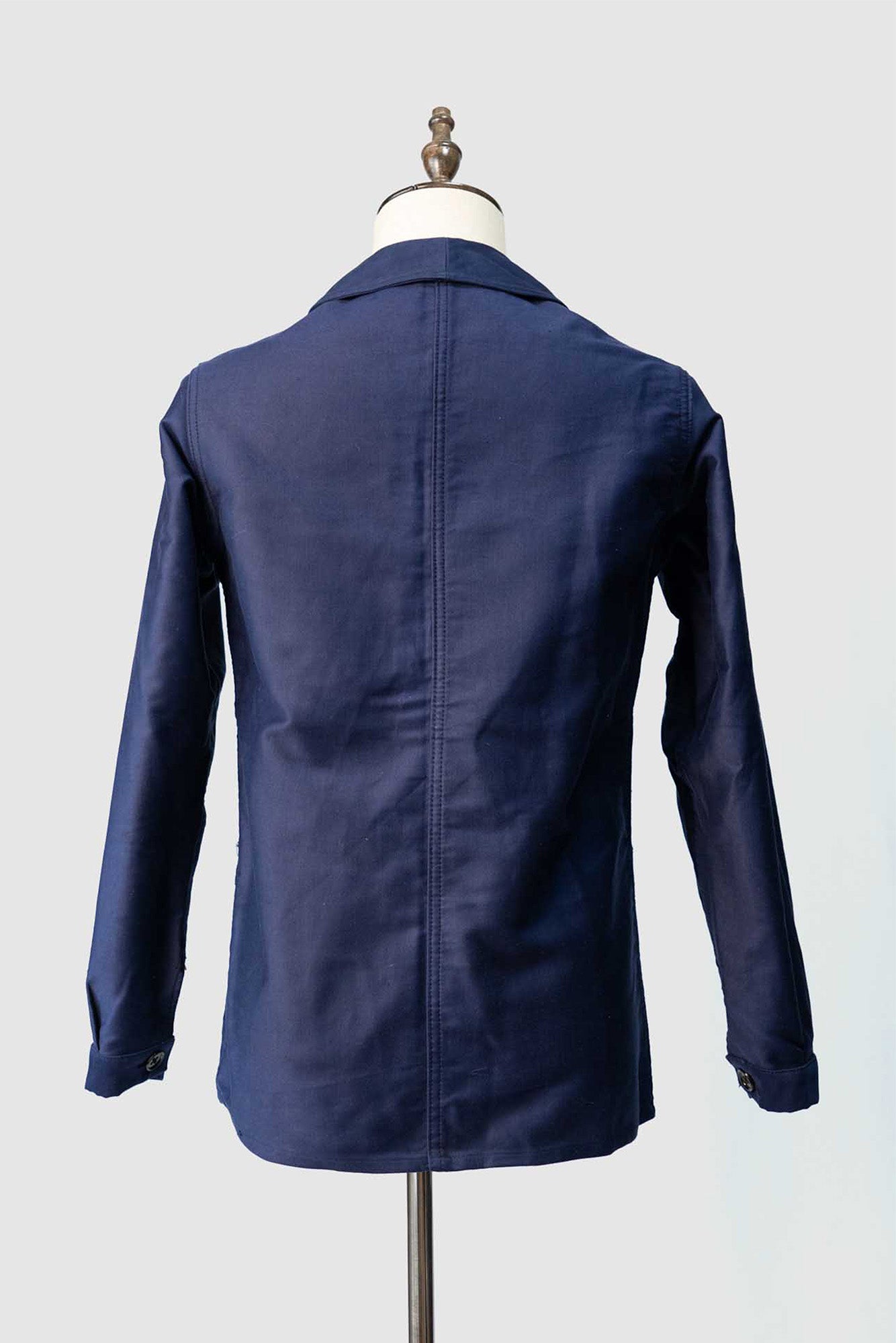 Veste en moleskine bleue French Work des années 40 « Le Mont St Mitchel » Deadstock taille 42
