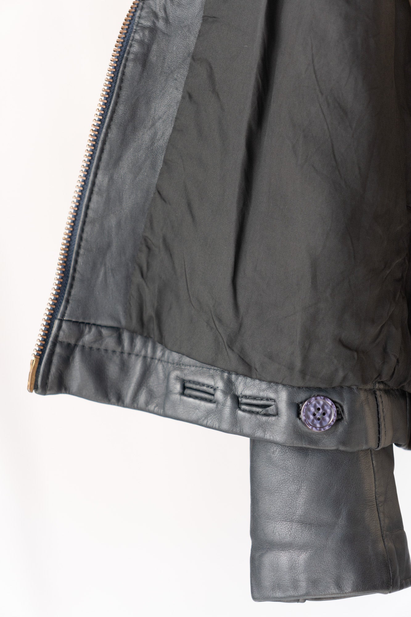 Veste de pilote française vintage des années 70 Civilian « cuir »