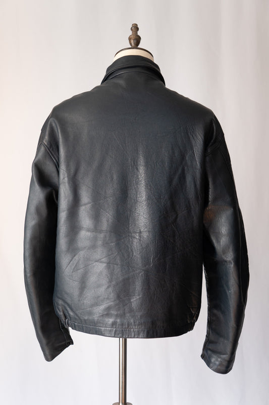 70er Jahre französische Vintage-Pilotenlederjacke Civilian „K6”