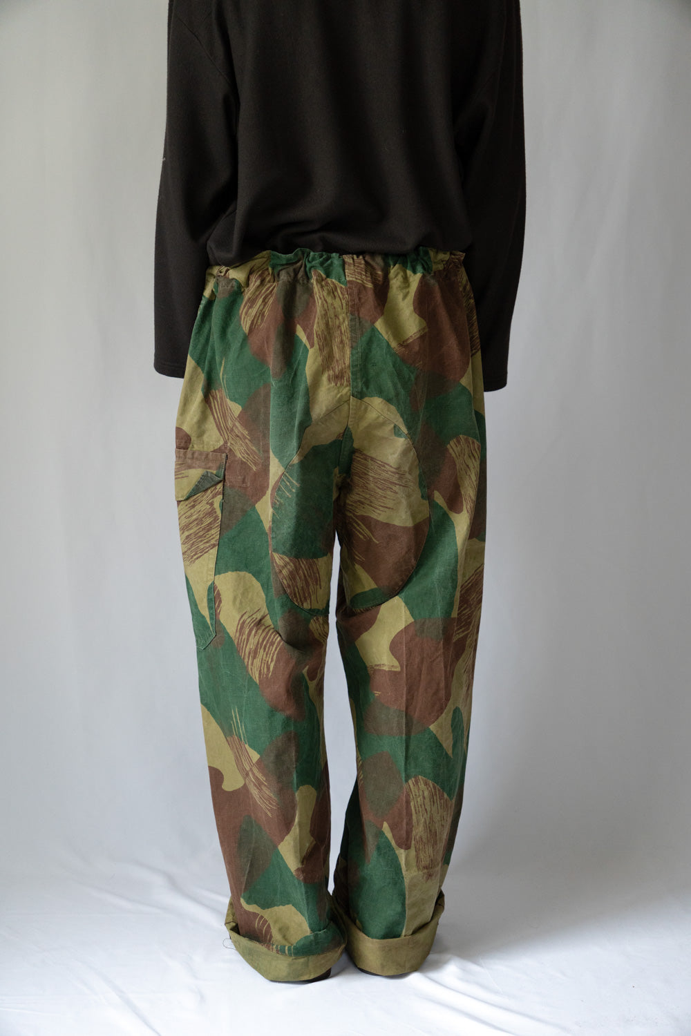 50er Jahre Belgische Armee Brush Stroke Camouflage Überhose Frühes Modell „Größe 5”