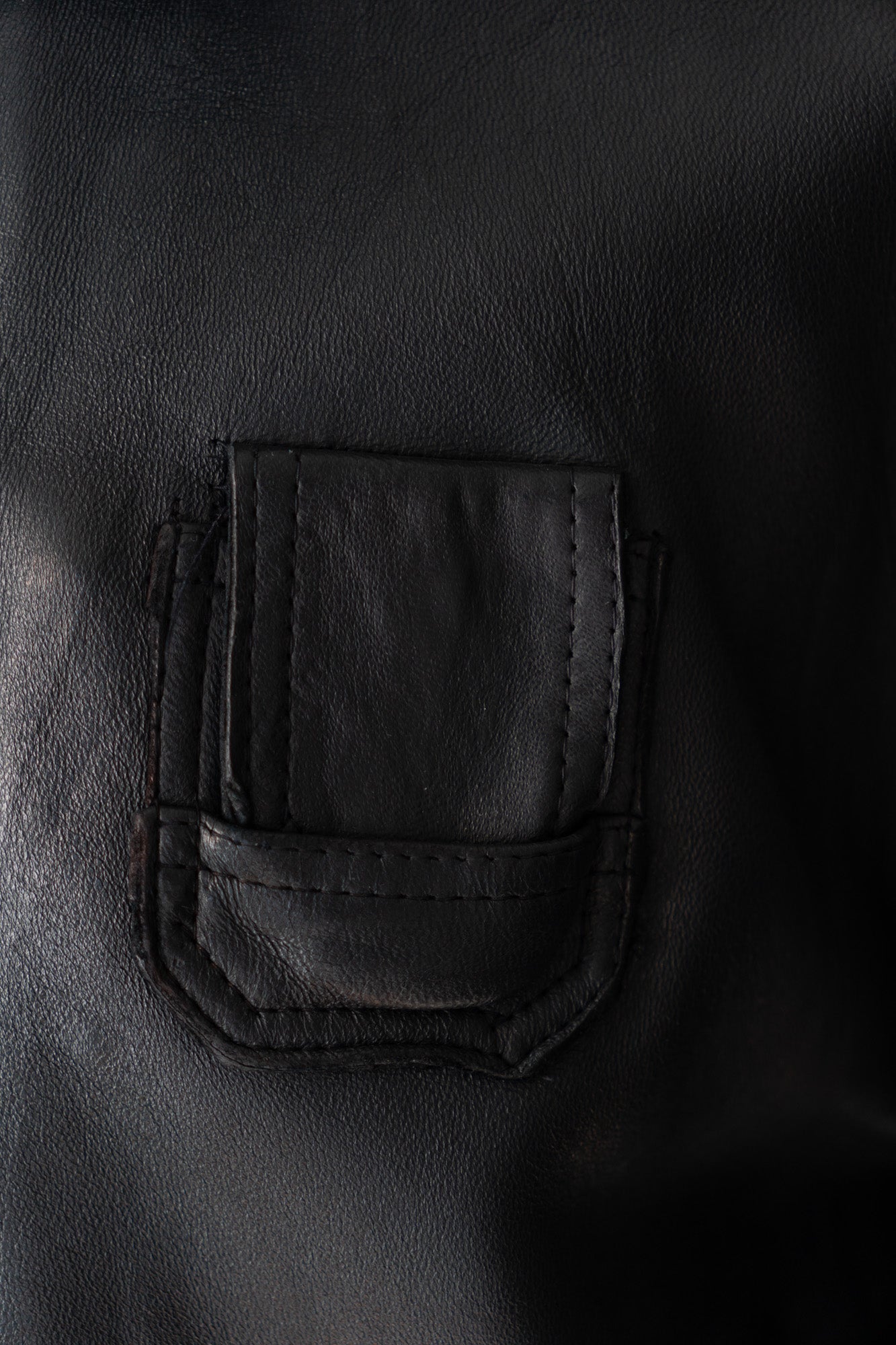 Veste de pilote en cuir vintage française des années 70 « K6 »