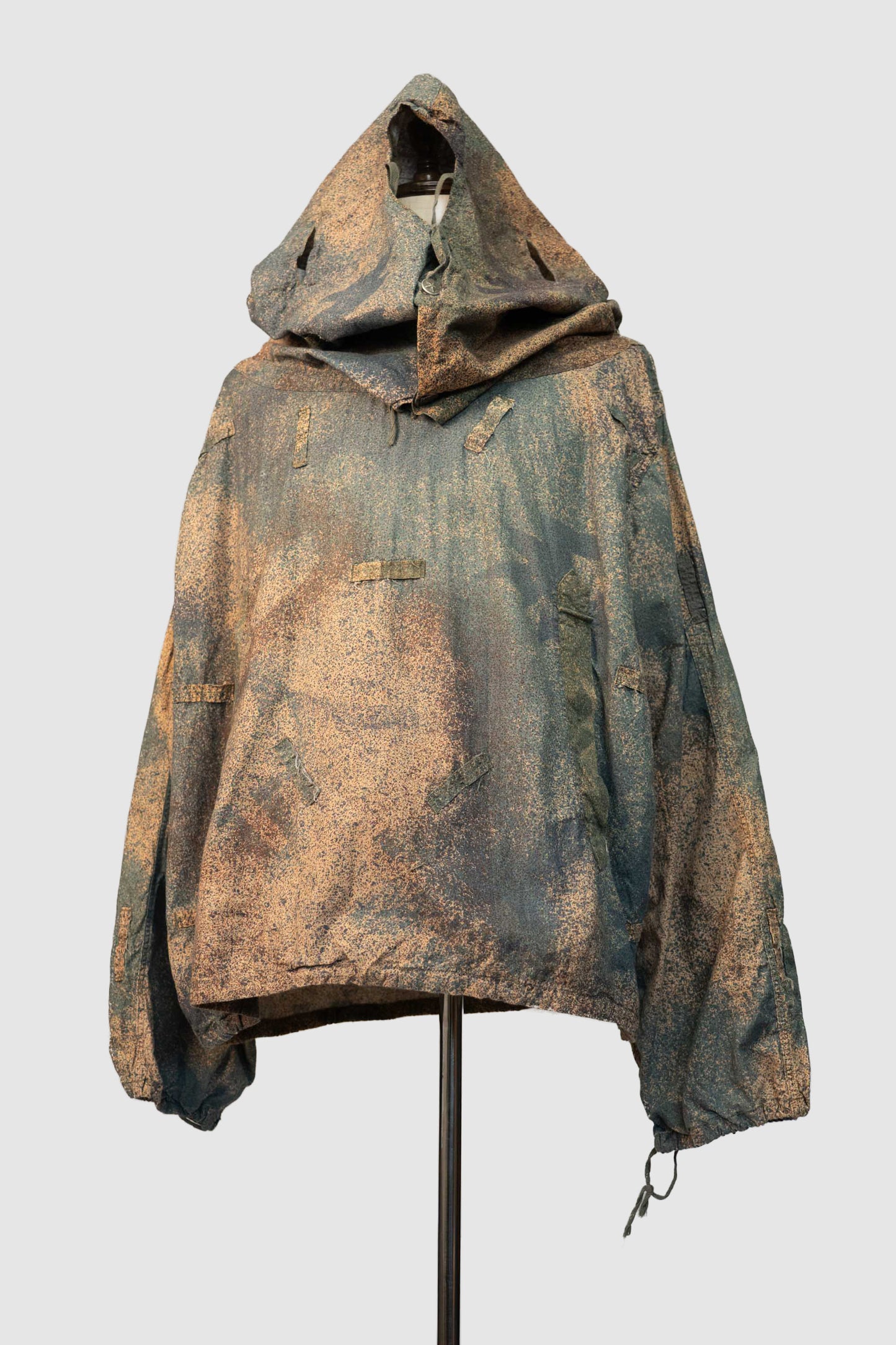 ~80s Yugoslavia Army Sniper Smock Microdat Camouflage with Groove and Bag