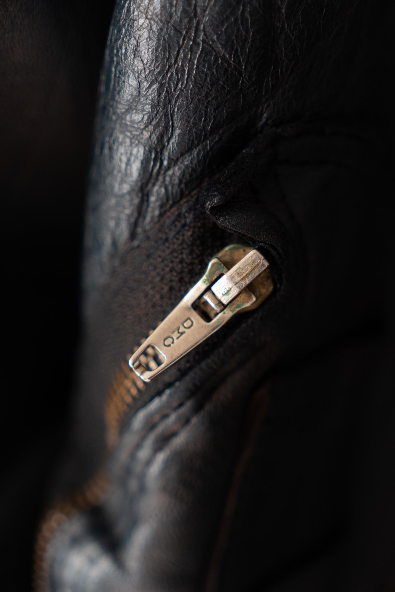 Veste de pilote en cuir vintage française des années 70 « K6 »