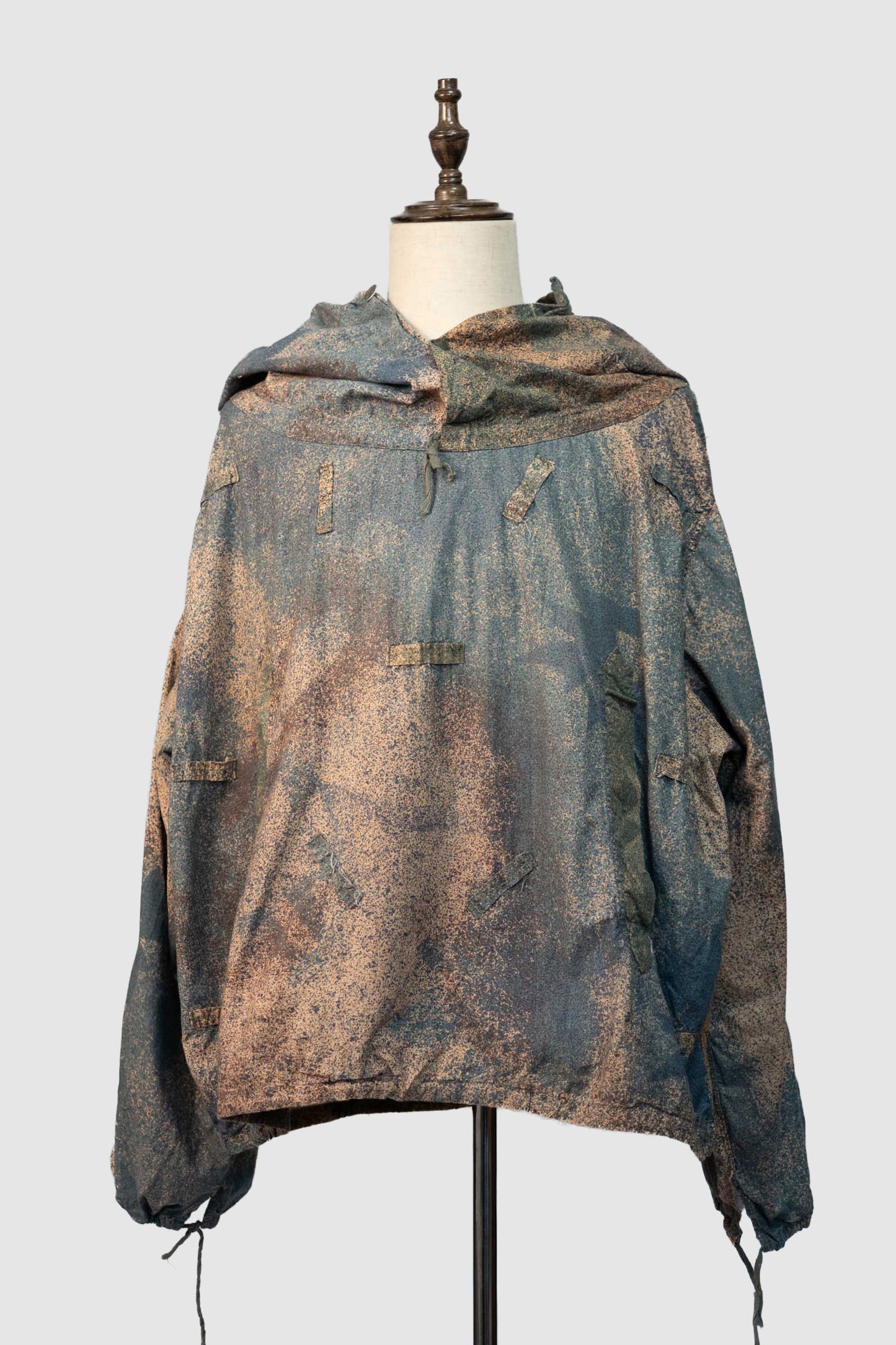 ~80s Yugoslavia Army Sniper Smock Microdat Camouflage with Groove and Bag