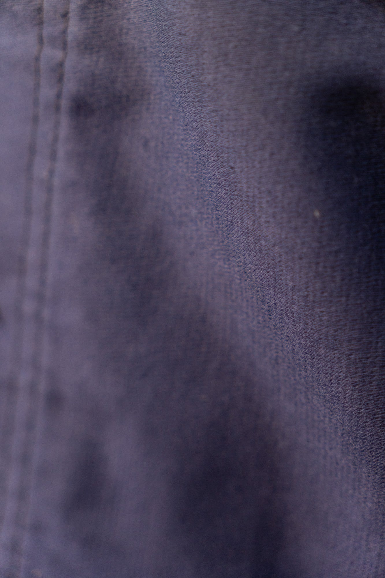 Veste de travail française en moleskine bleue des années 40 « Le Mont St Mitchel » Deadstock taille 44