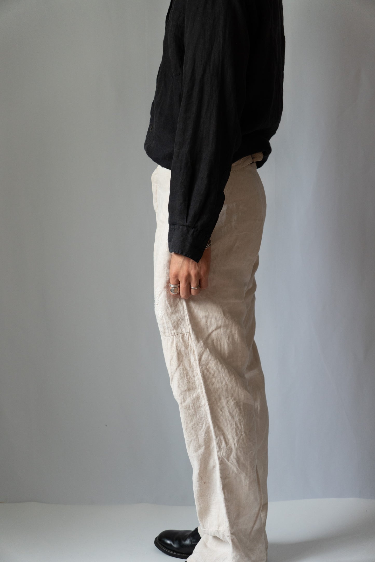 10−30s French Army WWⅠ Linen HBT Bourgeron Pants