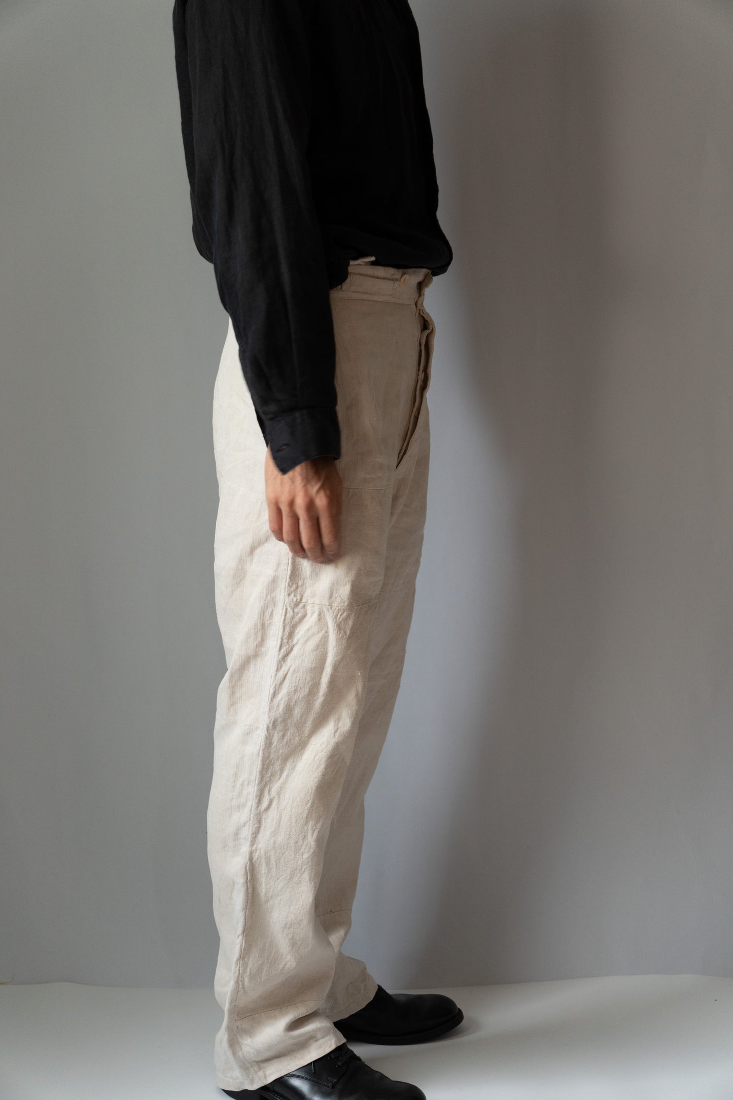 10−30s French Army WWⅠ Linen HBT Bourgeron Pants