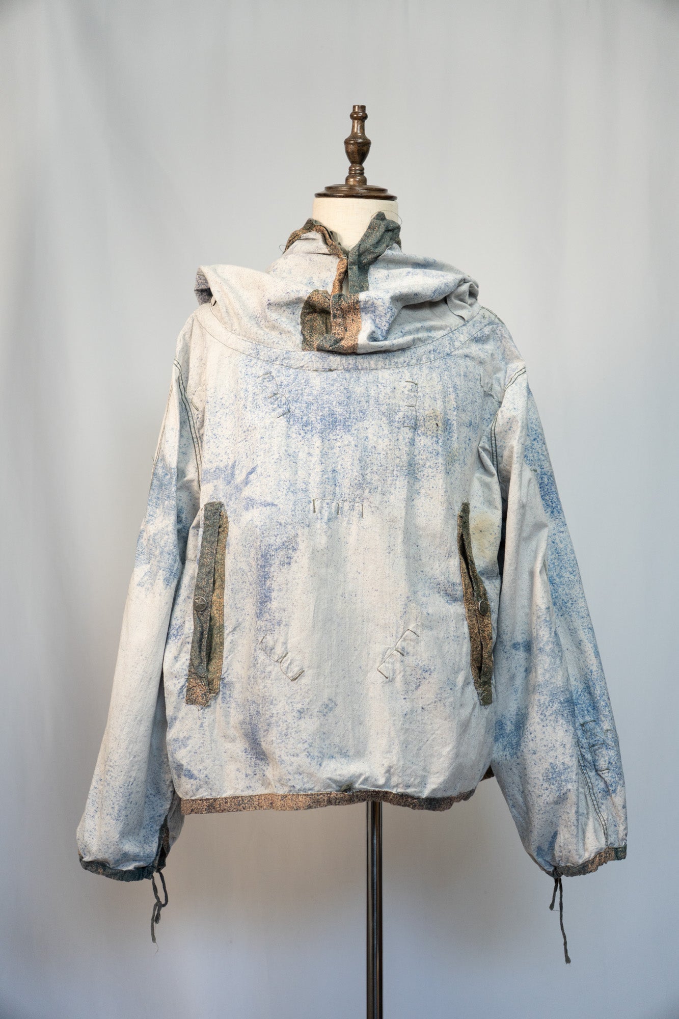 ~80s Yugoslavia Army Sniper Smock Microdat Camouflage with Groove and Bag