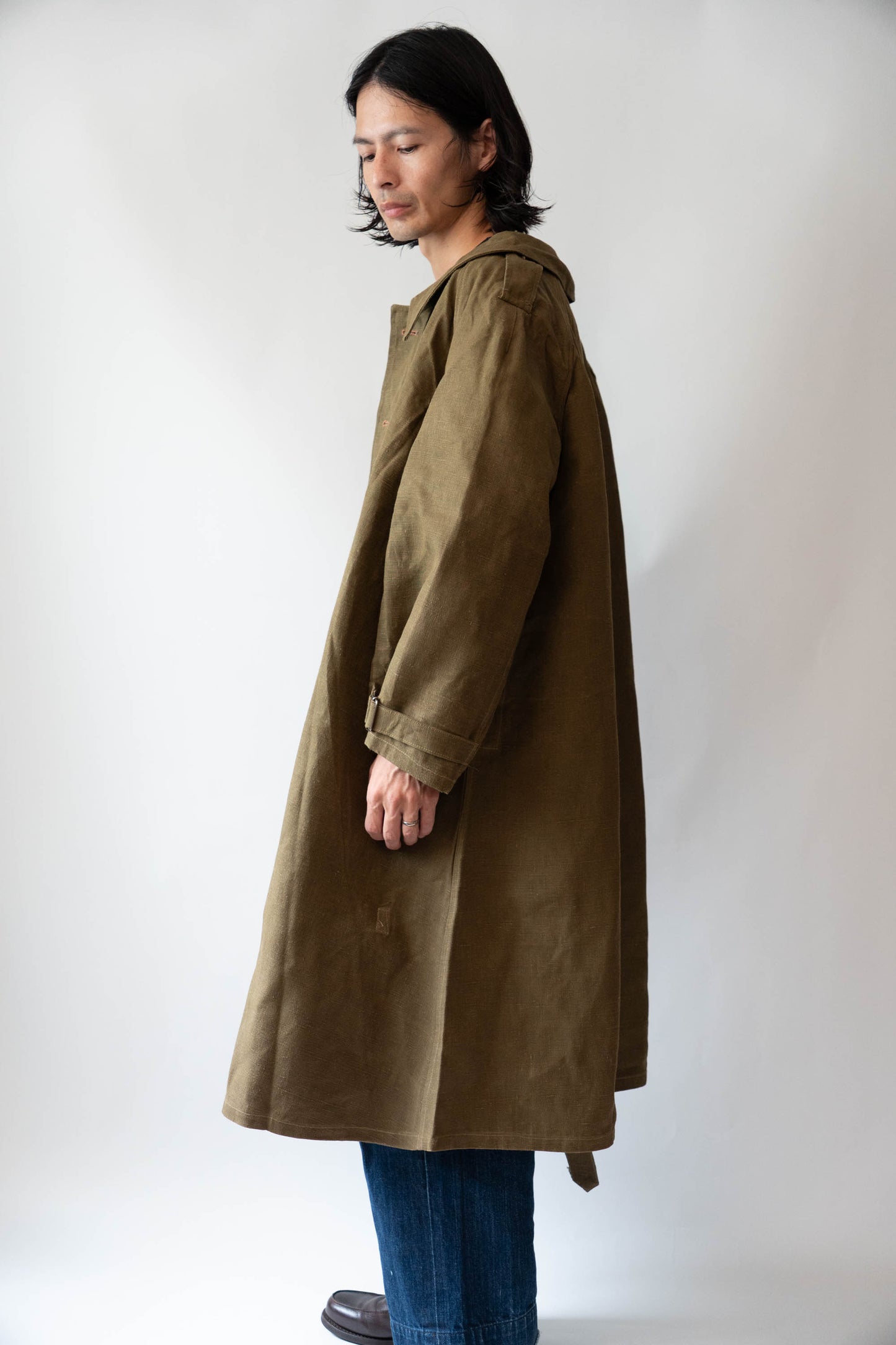 M35 French Army Motorcycle Coat Linen DEADSTOCK 1