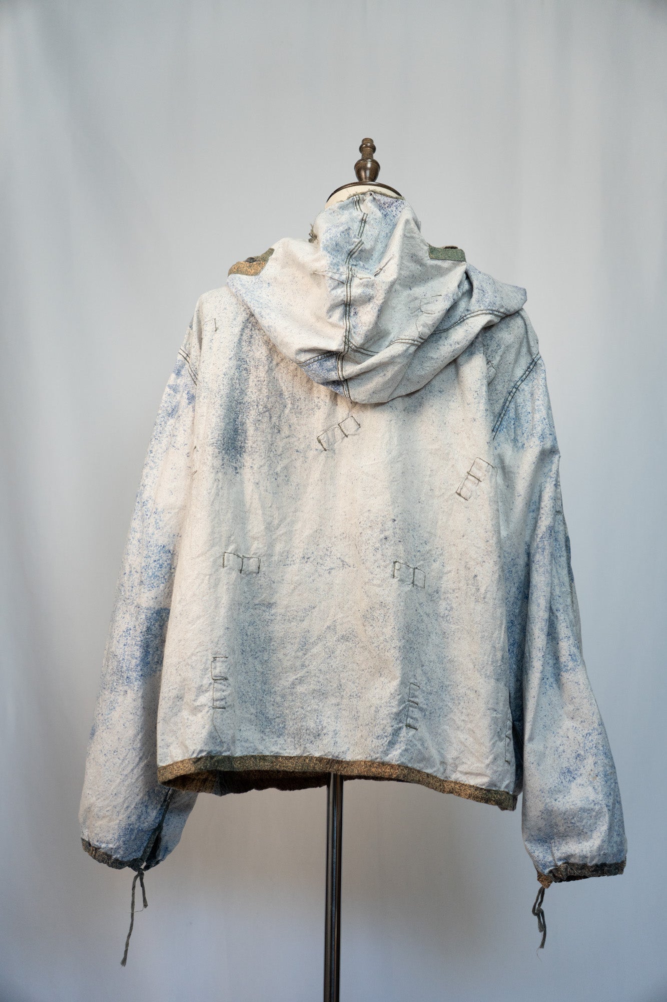 ~80s Yugoslavia Army Sniper Smock Microdat Camouflage with Groove and Bag