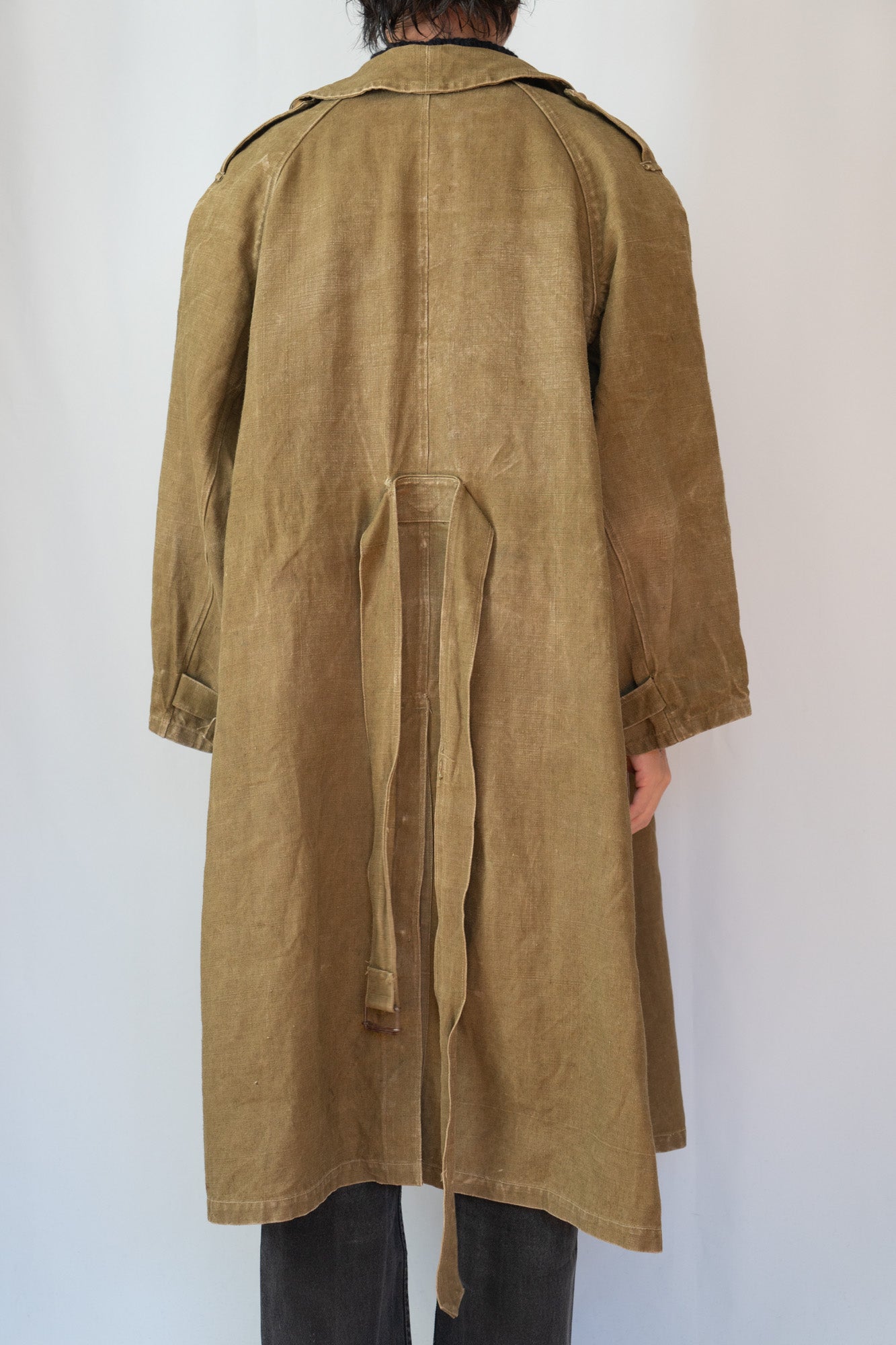 Manteau de moto M35 de l'armée française « Linen »
