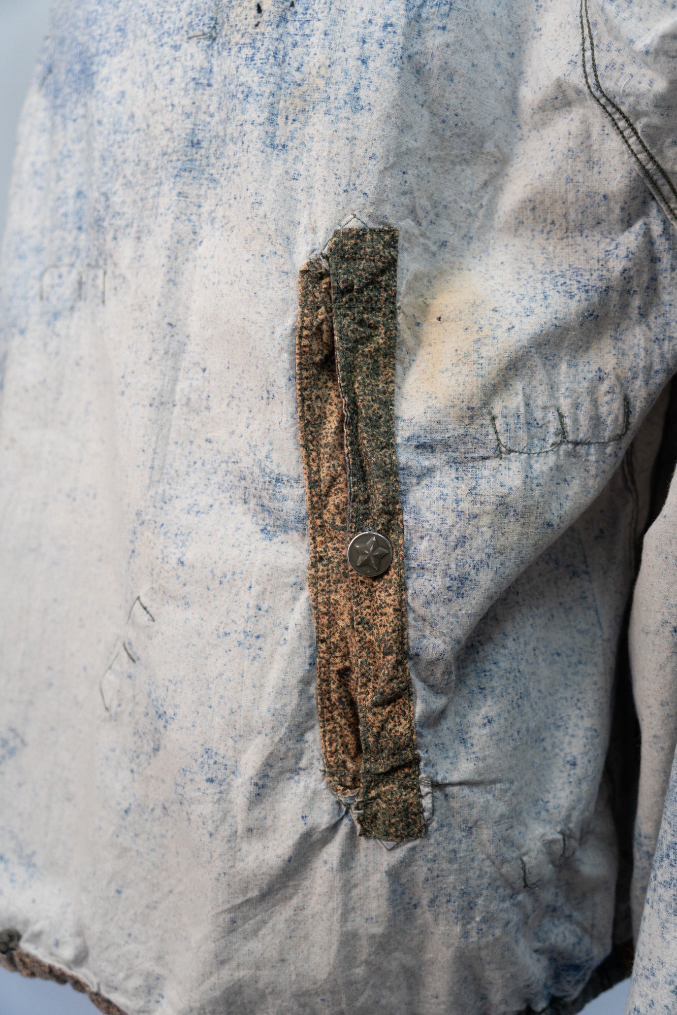 ~80s Yugoslavia Army Sniper Smock Microdat Camouflage with Groove and Bag