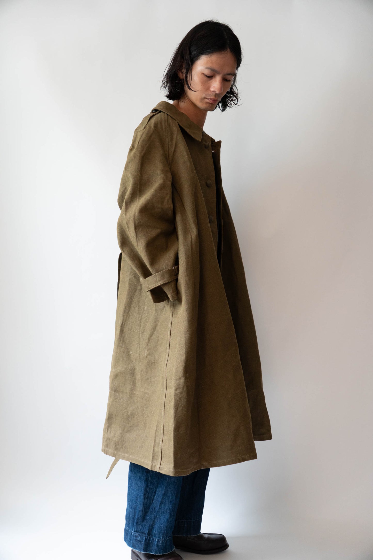 M35 French Army Motorcycle Coat Linen DEADSTOCK 1