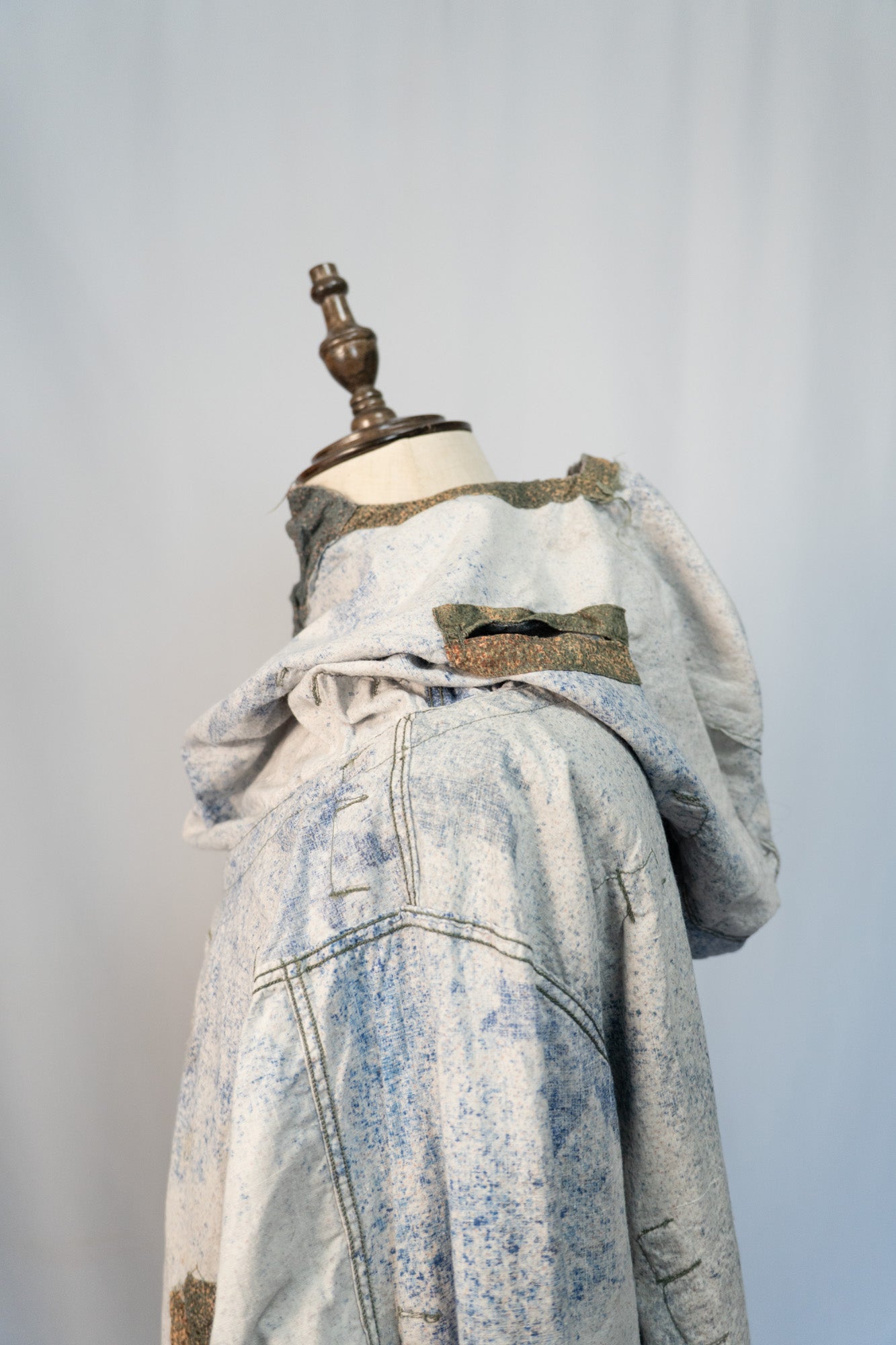 ~80s Yugoslavia Army Sniper Smock Microdat Camouflage with Groove and Bag