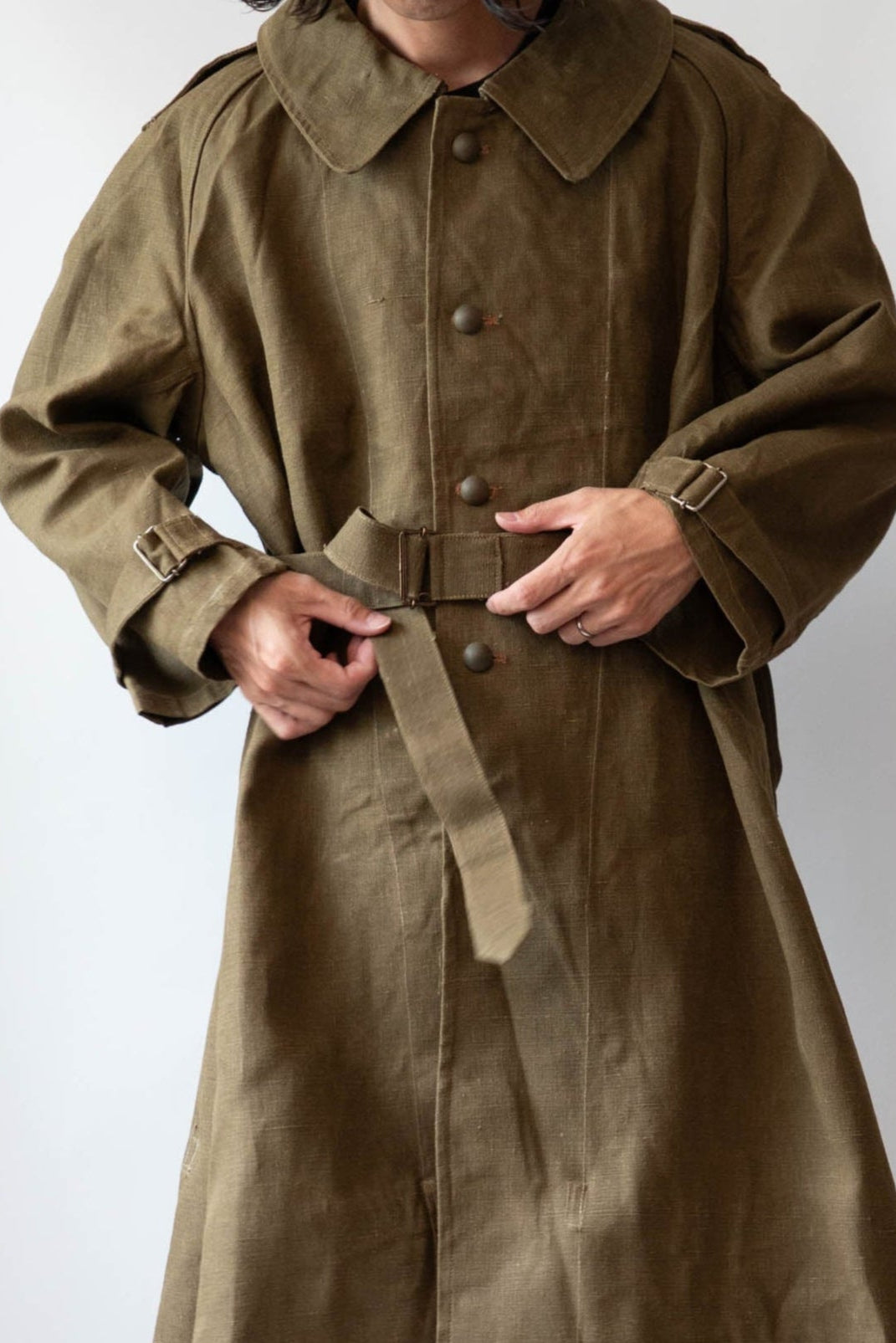 M35 French Army Motorcycle Coat Linen DEADSTOCK 1