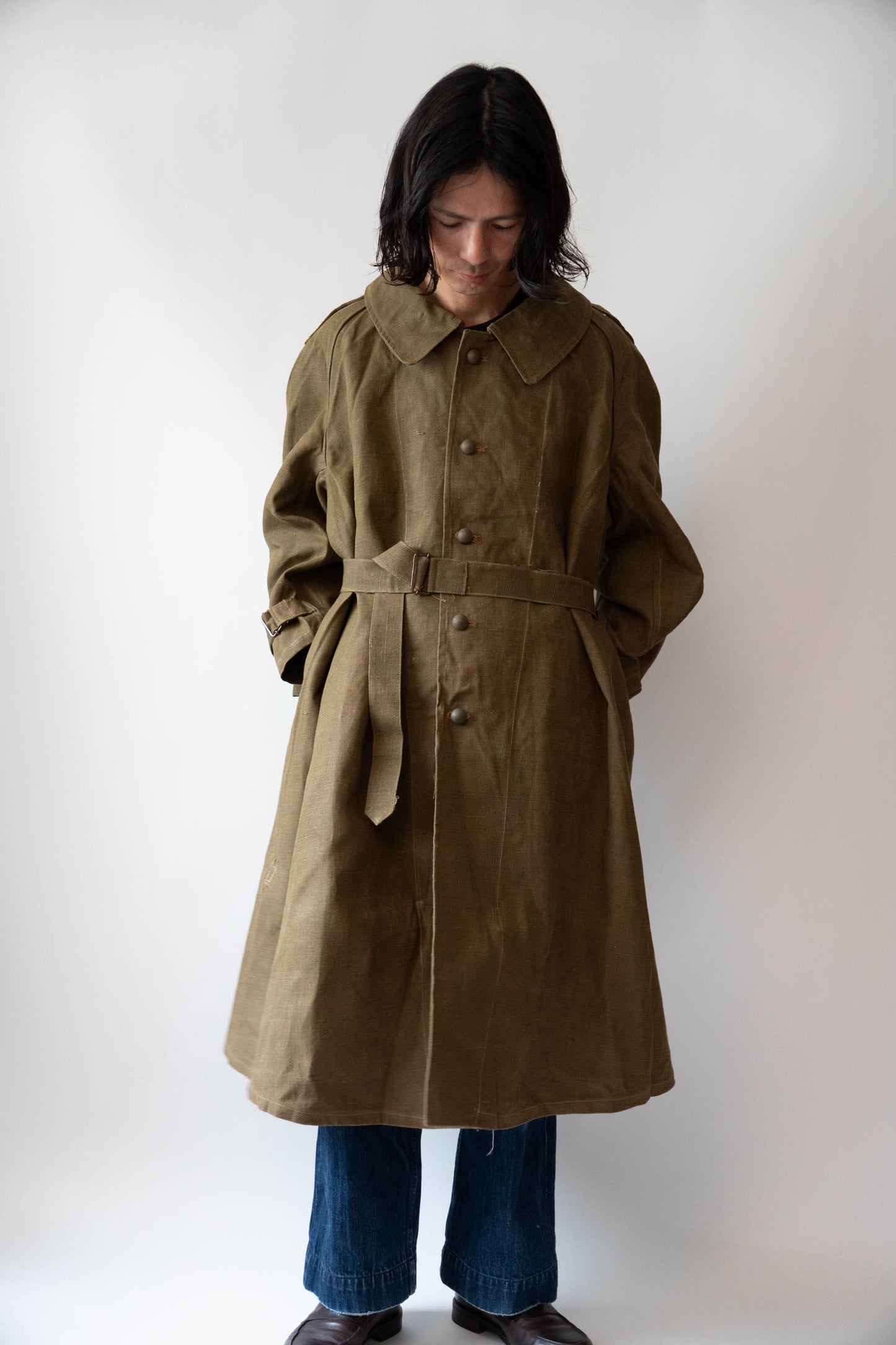 M35 French Army Motorcycle Coat Linen DEADSTOCK 1