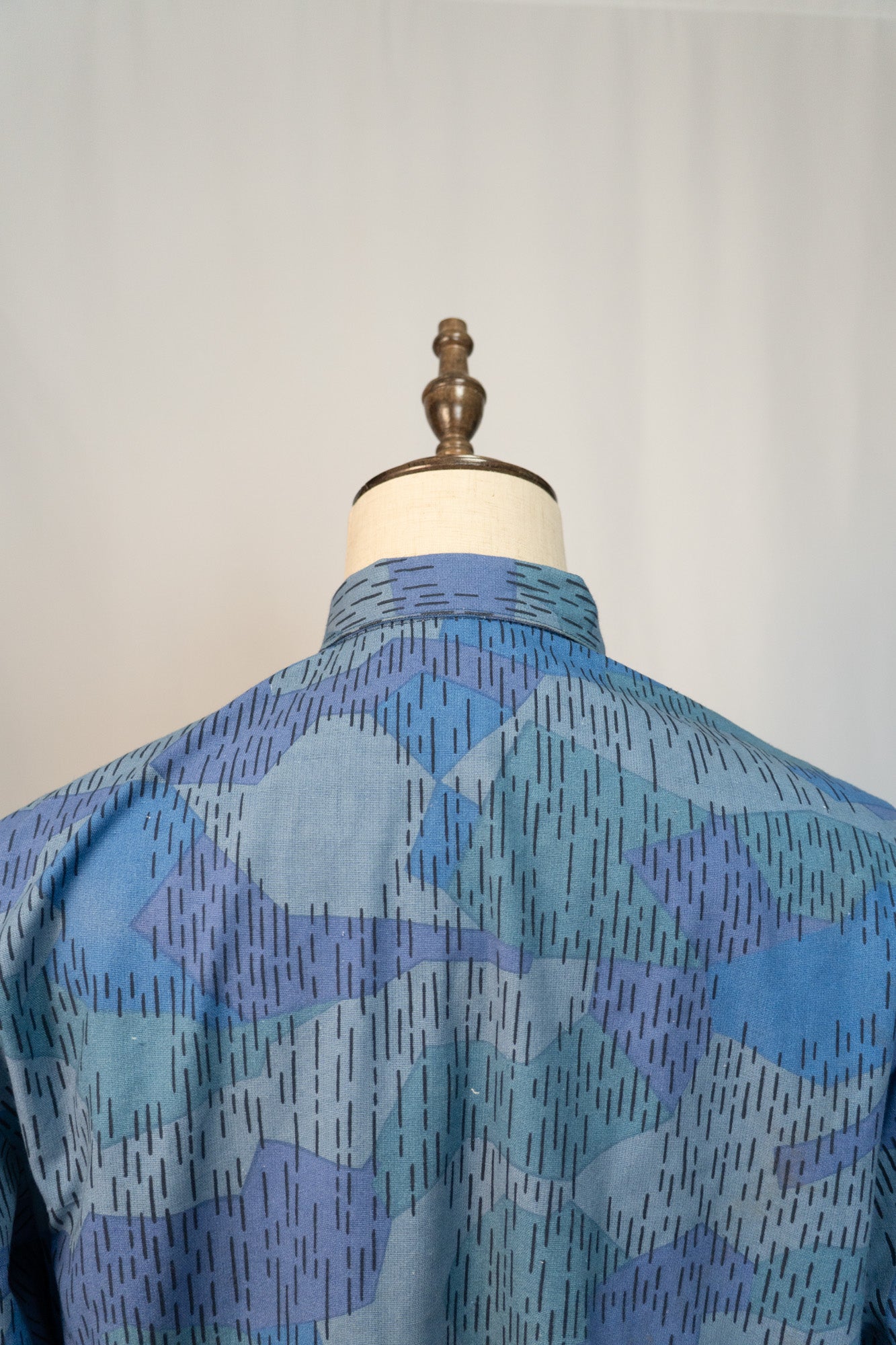 Veste de camouflage bleue Sprinter des pompiers tchécoslovaques des années 80, invendue