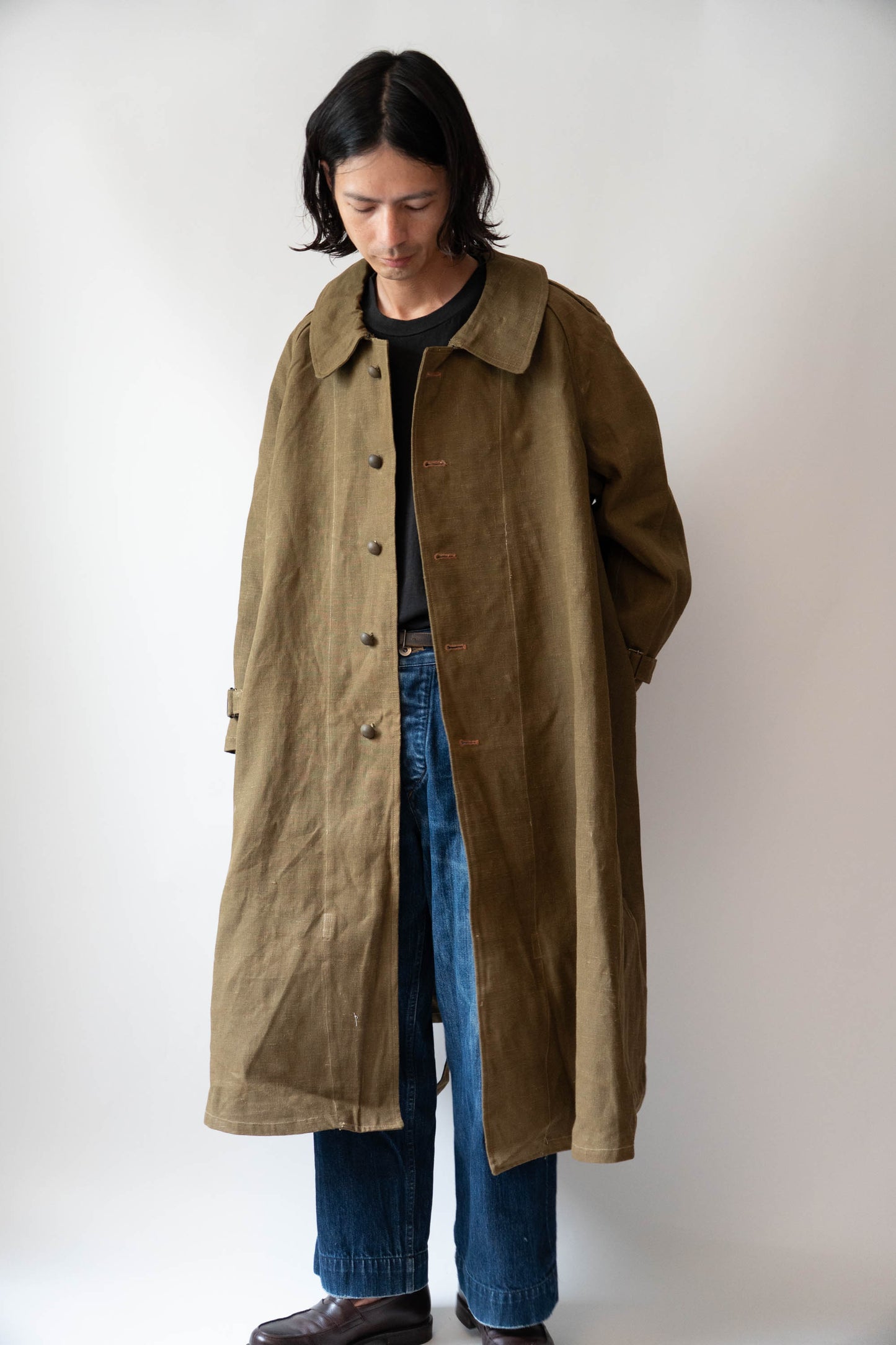 M35 French Army Motorcycle Coat Linen DEADSTOCK 2