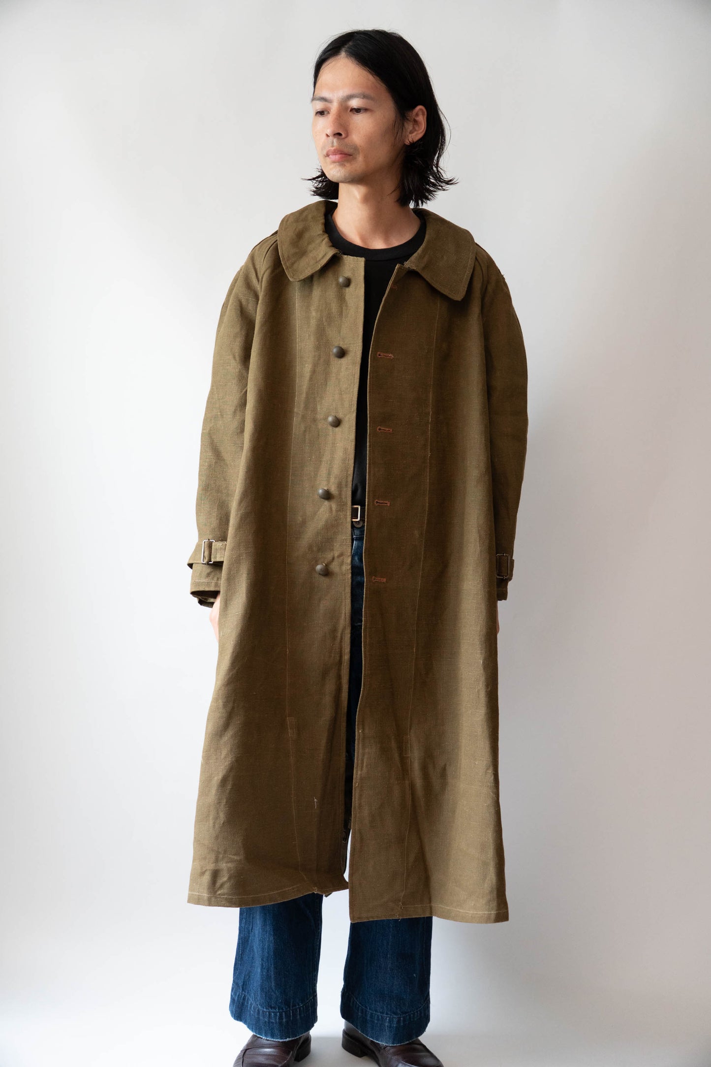 M35 French Army Motorcycle Coat Linen DEADSTOCK 2