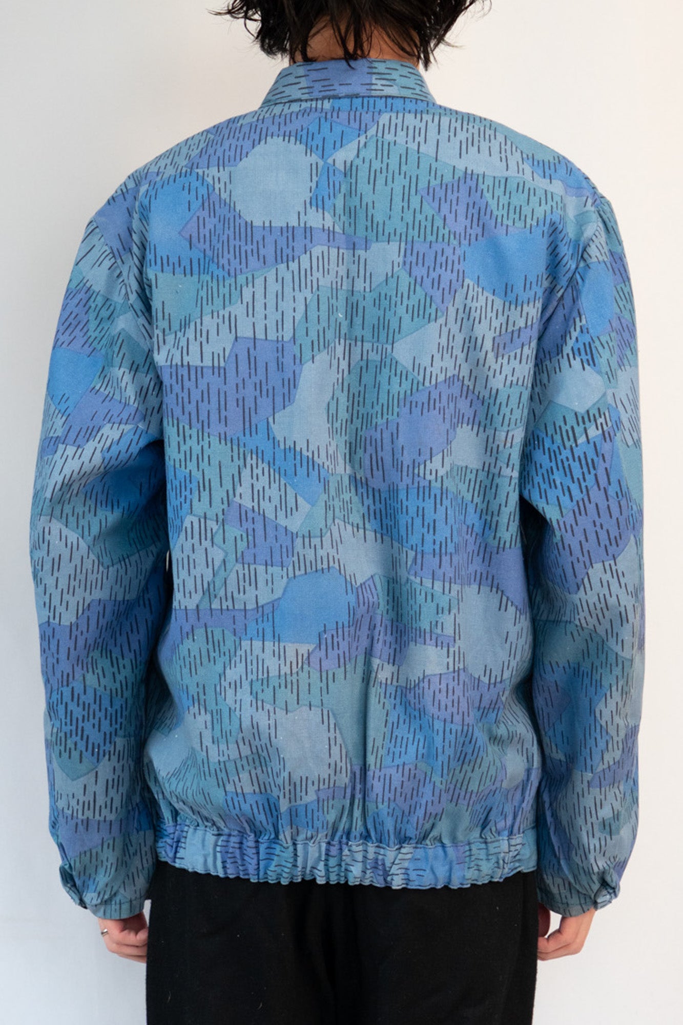 Veste de camouflage bleue Sprinter des pompiers tchécoslovaques des années 80, invendue