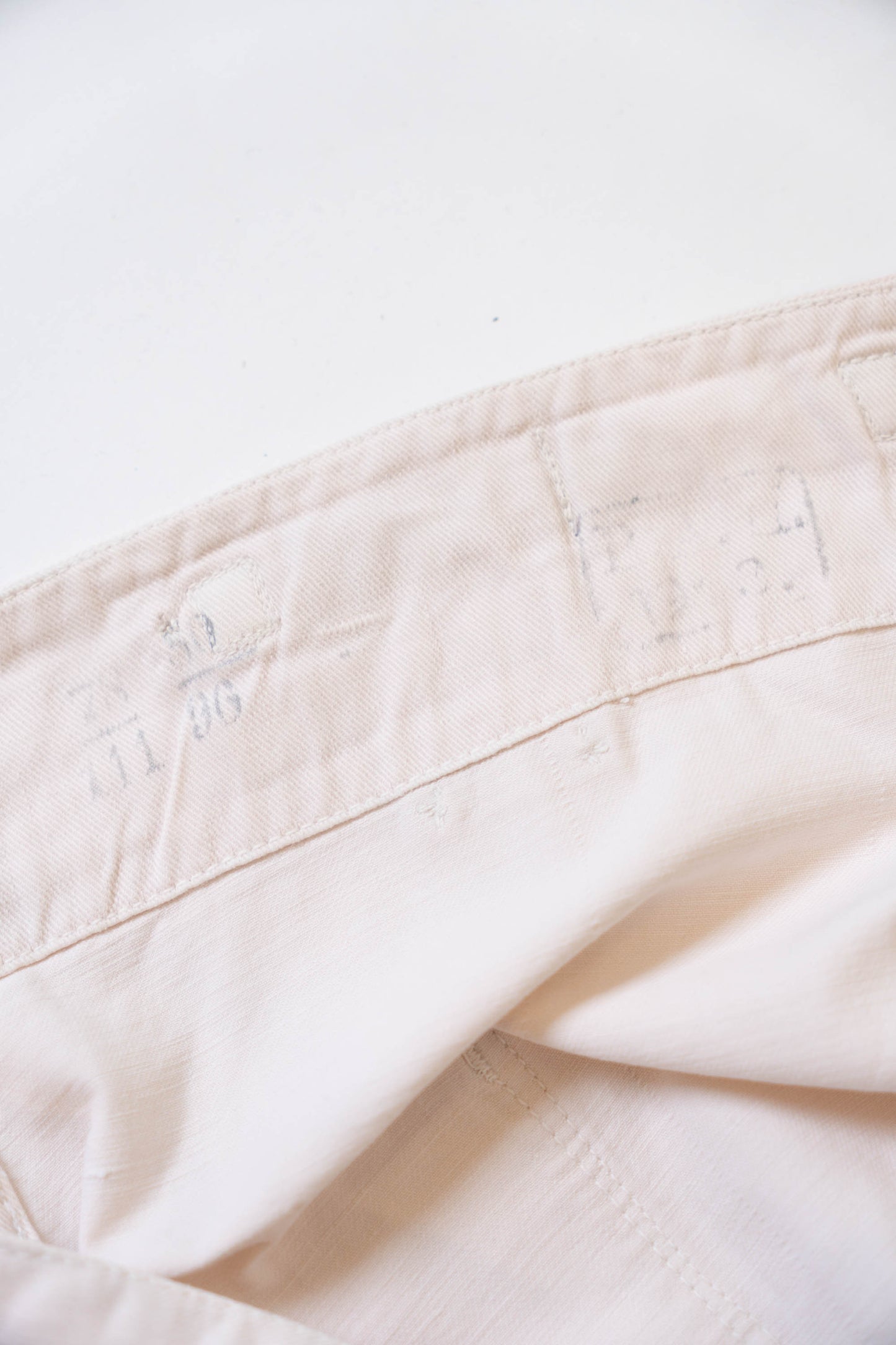 Pantalon en sergé de coton Drillich de la Kriegsmarine allemande des années 30