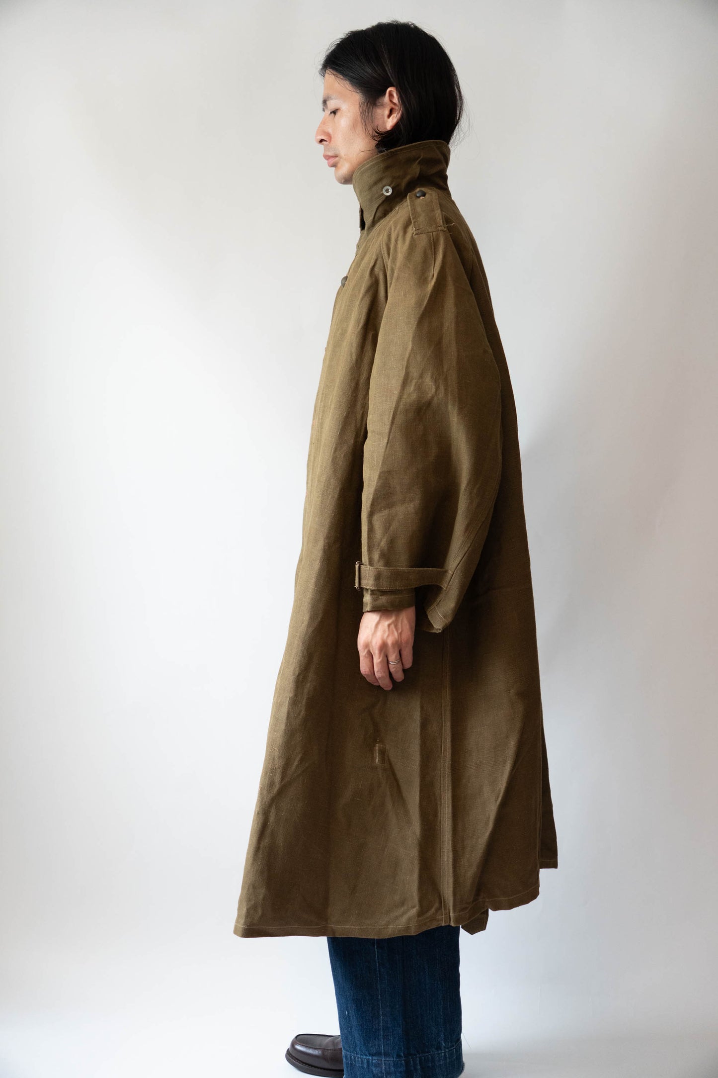 M35 French Army Motorcycle Coat Linen DEADSTOCK 2