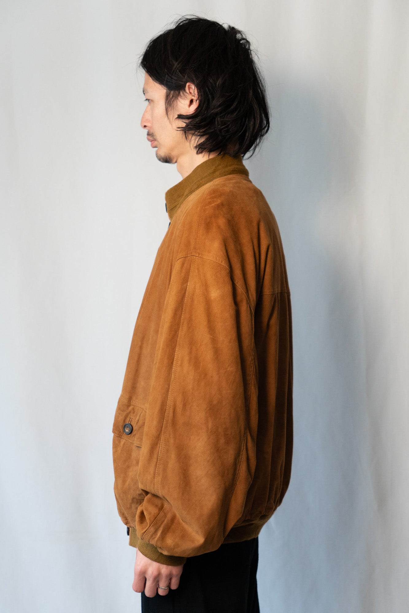 Veste en daim Valstar italienne des années 90