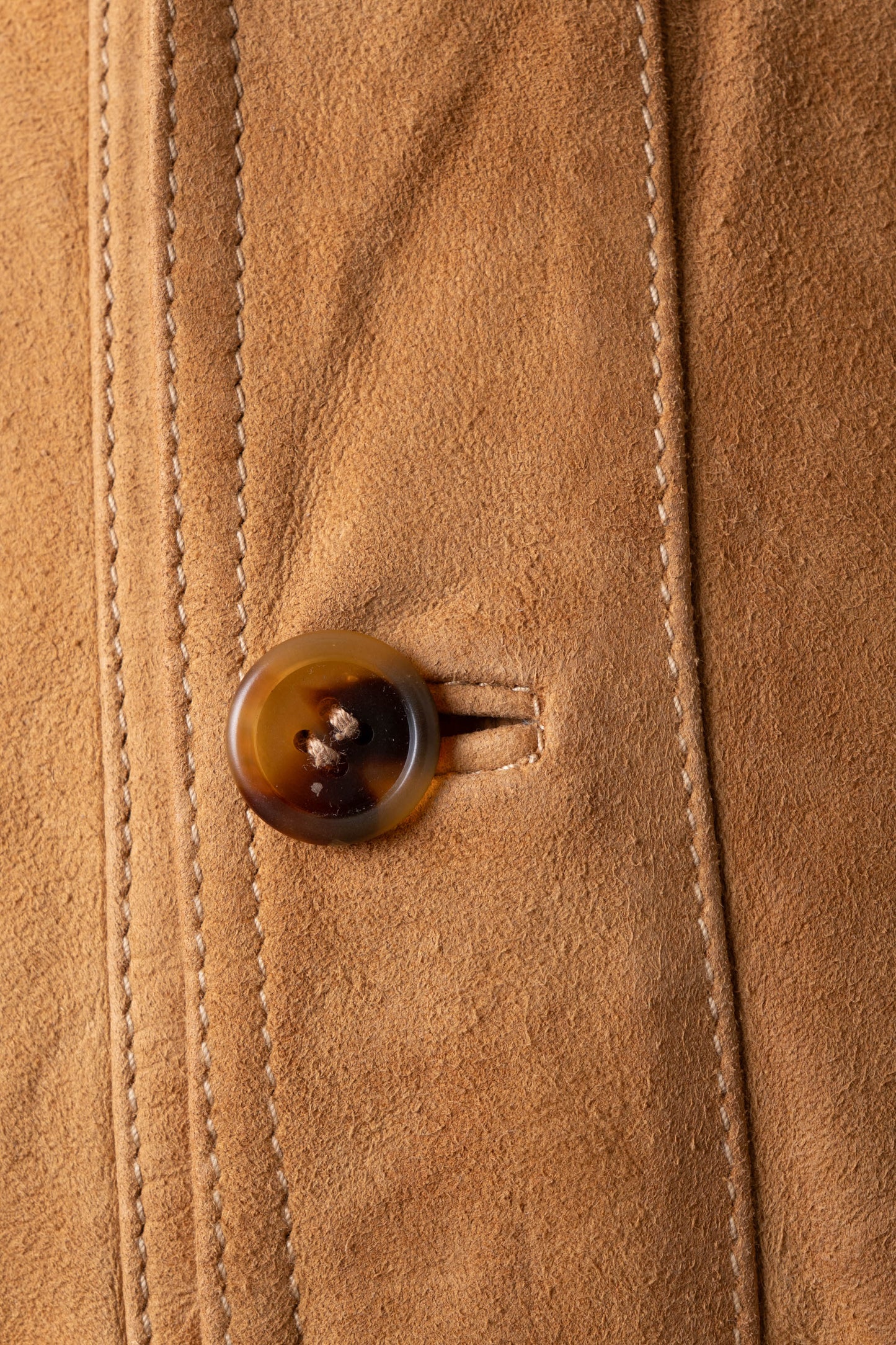 90s Italy Old Valstar Suede Jacket①