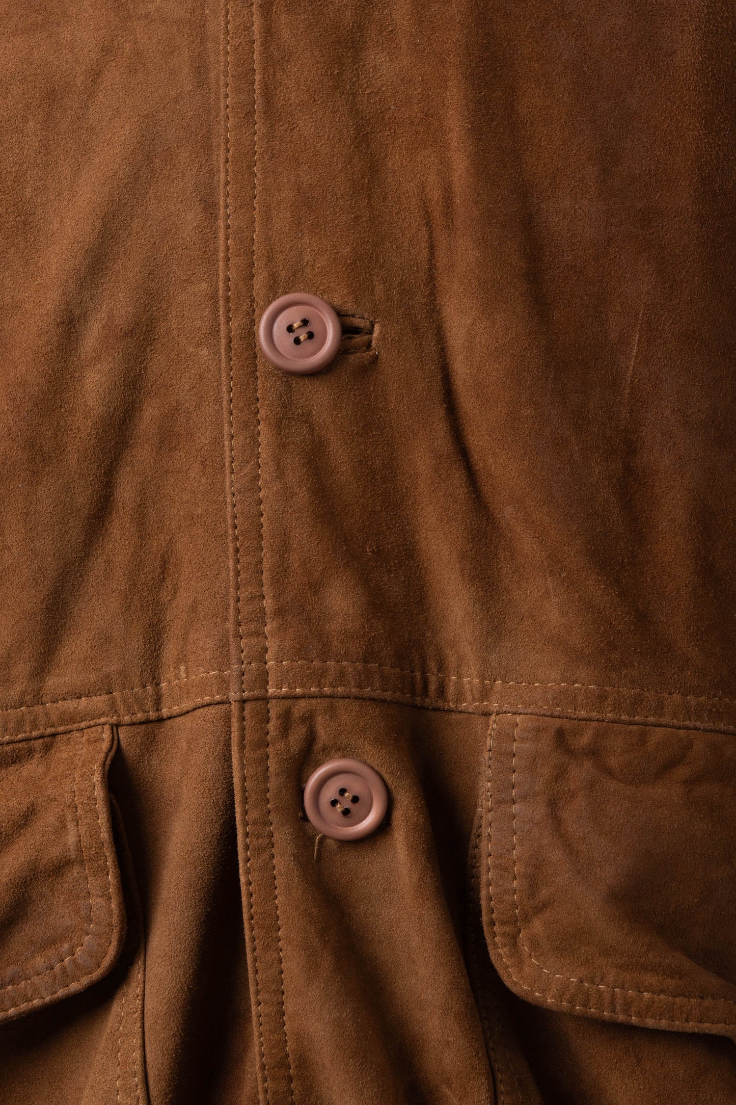 90s Italy Old Valstar Suede Jacket②