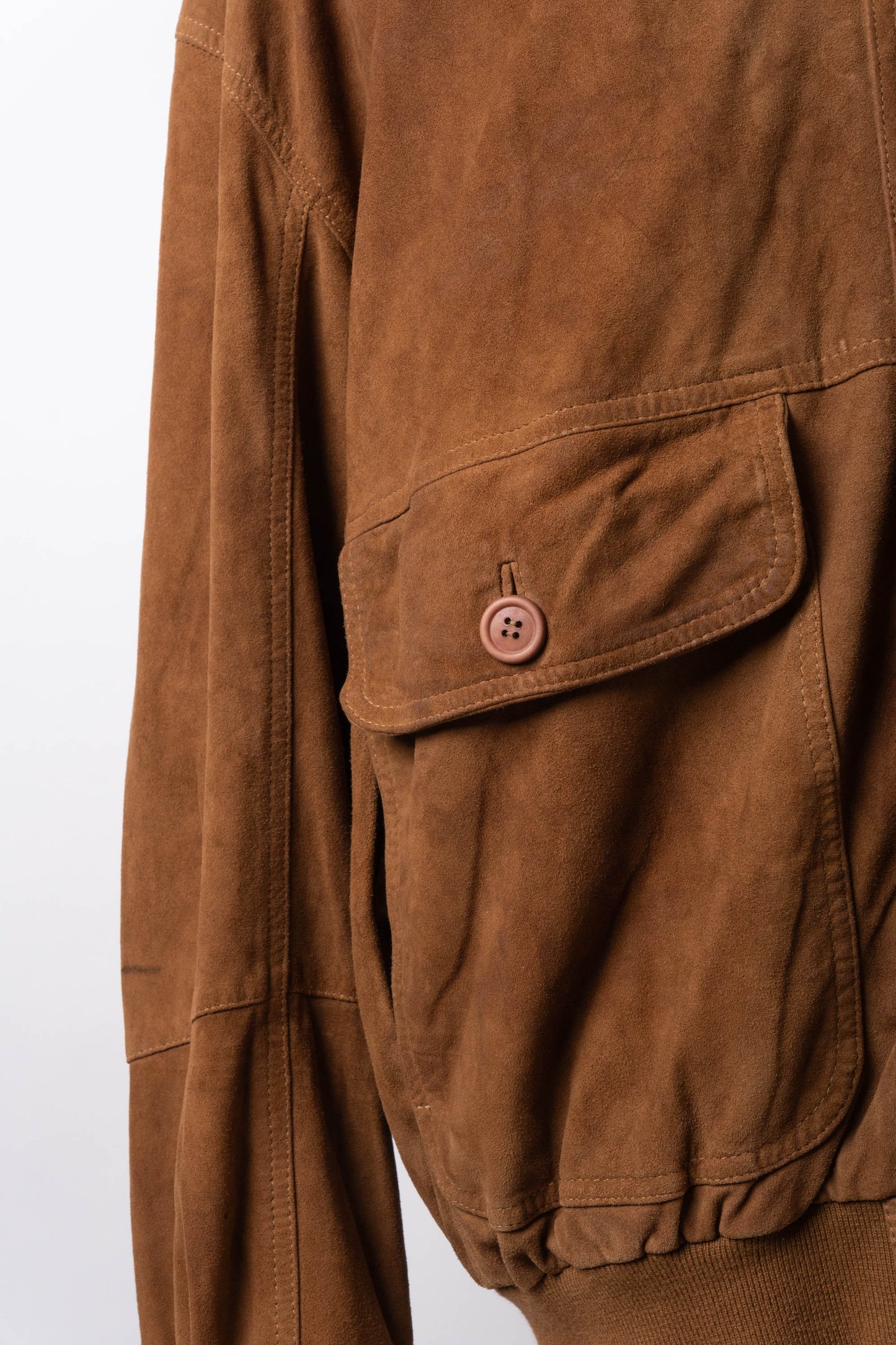 90s Italy Old Valstar Suede Jacket②