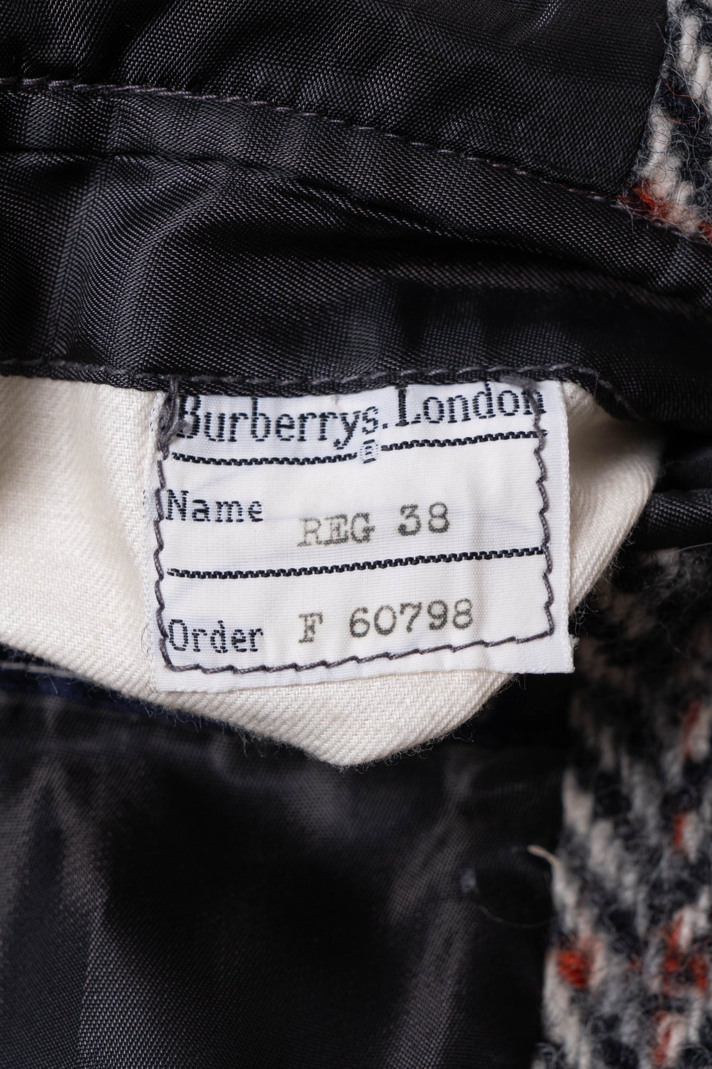 80s burberry irish tweed single panel sleeve balmacaan coat