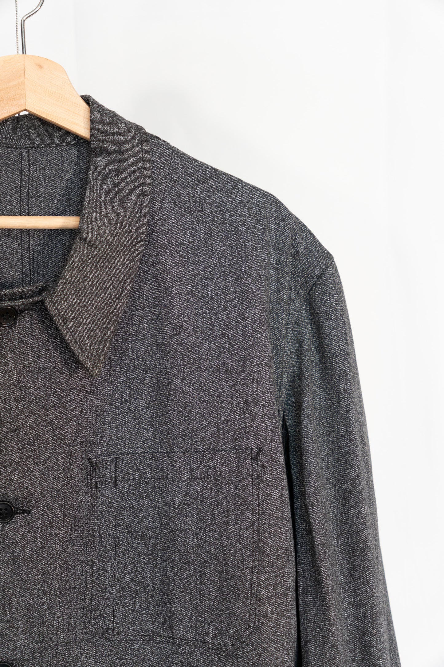 40s Black Chambray AtelierCoat French Army DEAD STOCK