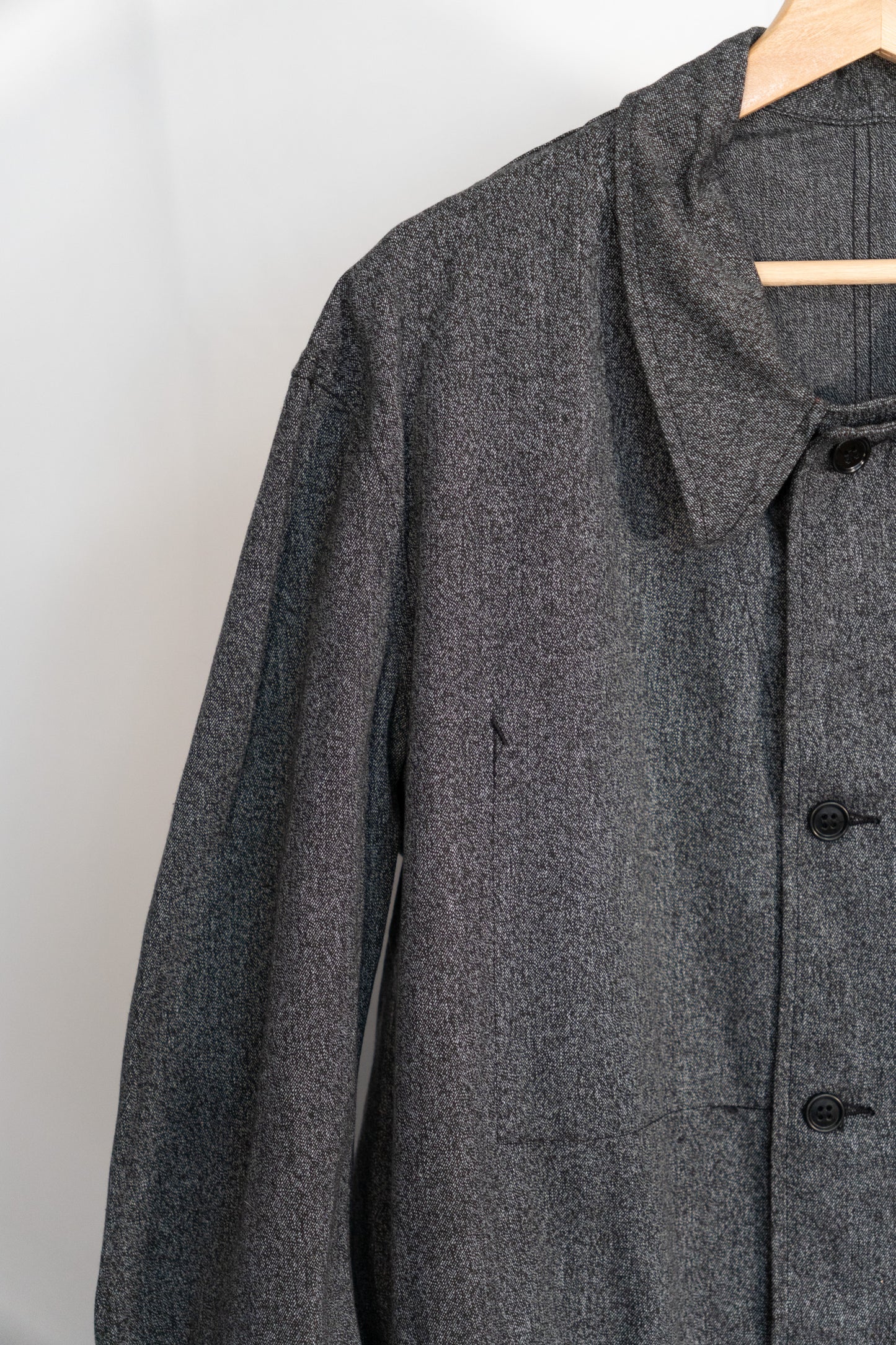 40s Black Chambray AtelierCoat French Army DEAD STOCK