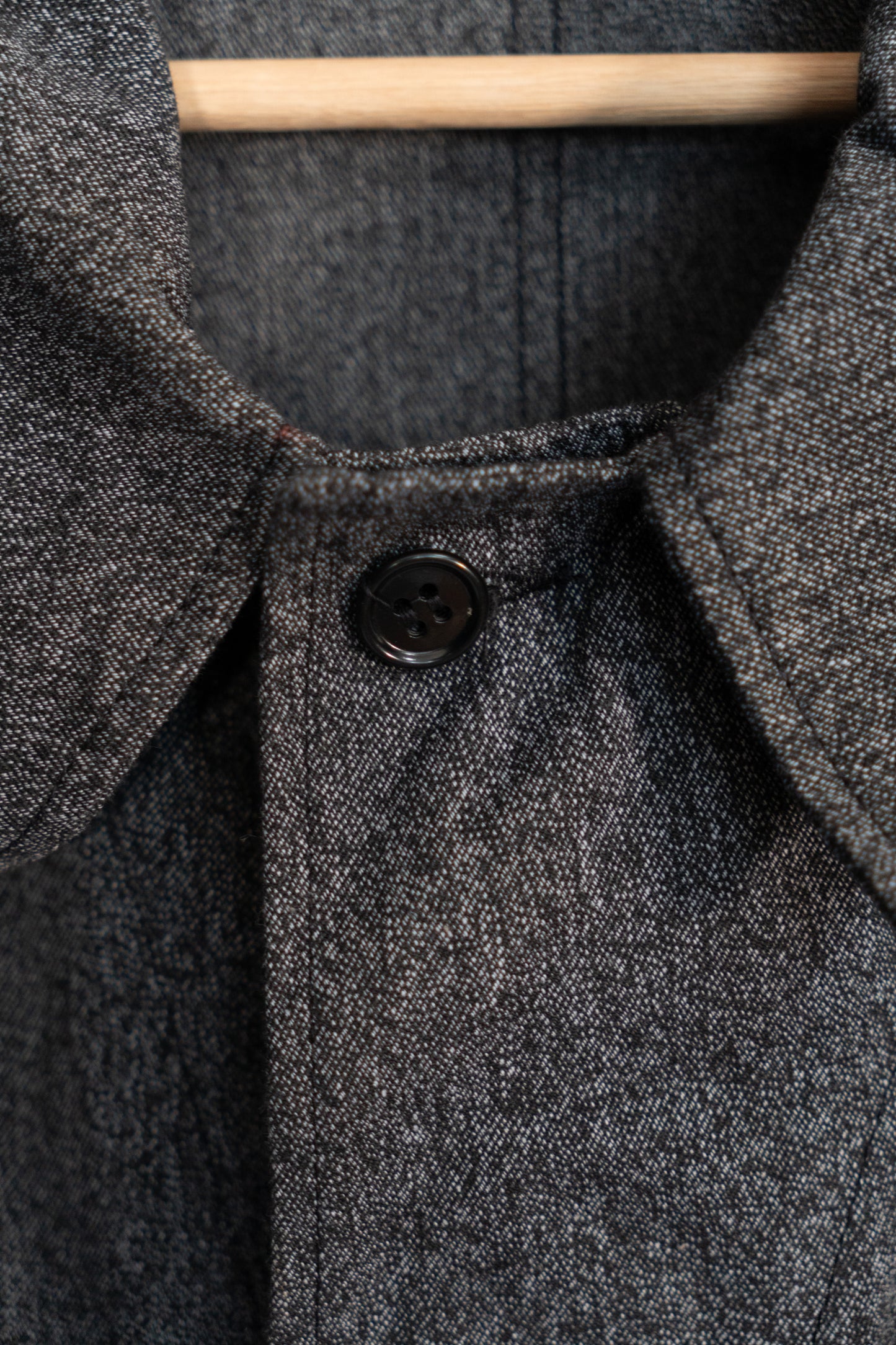 40s Black Chambray AtelierCoat French Army DEAD STOCK