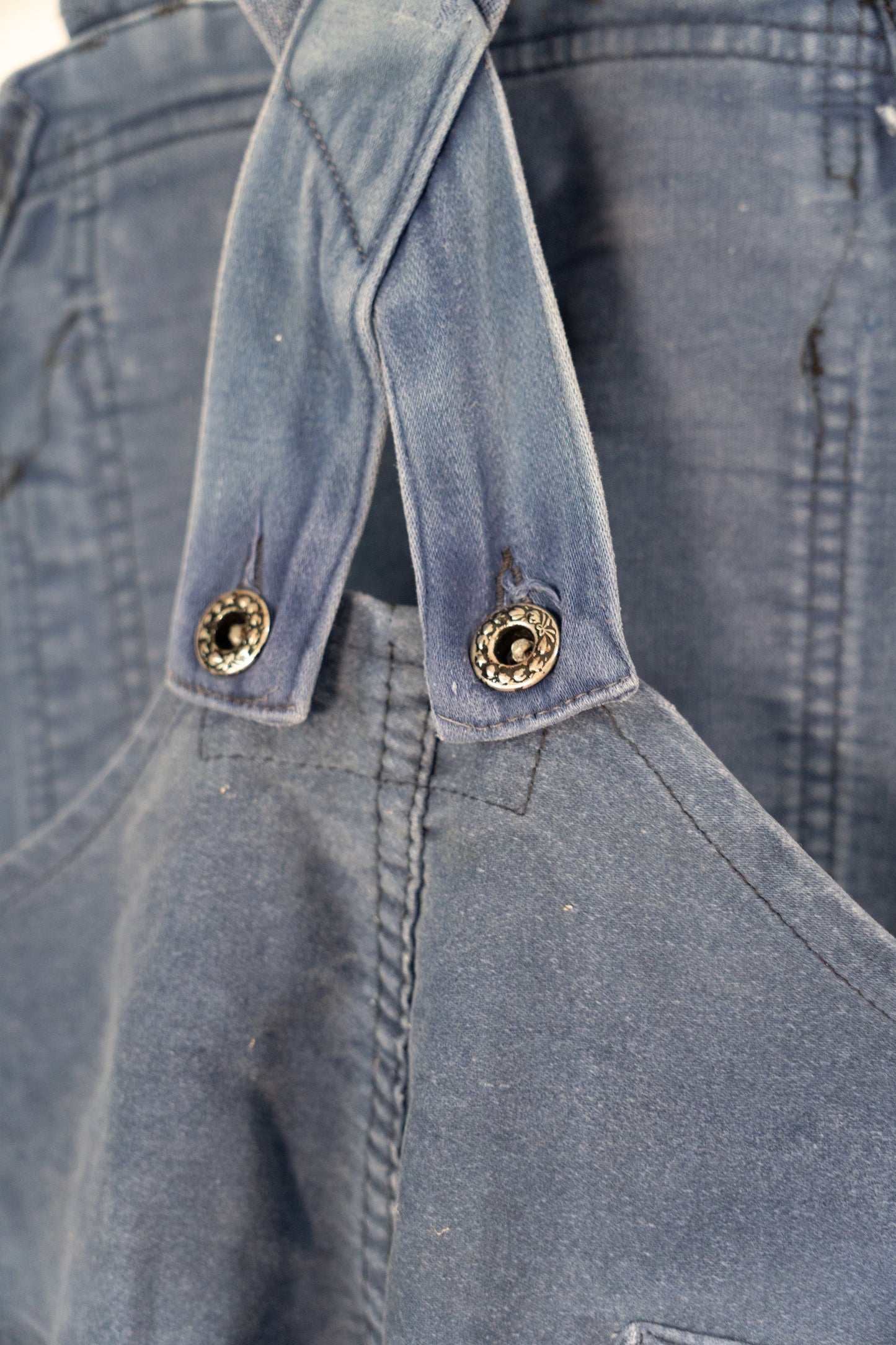 50s French Work Moleskin Overall "Le Mont St Michel"