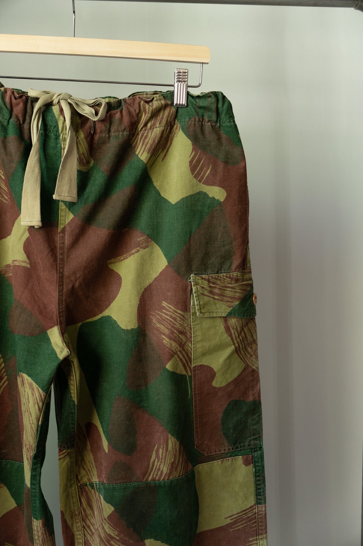 50s Belgian Army Brush Stroke Camoflauge Over Pants Early Model