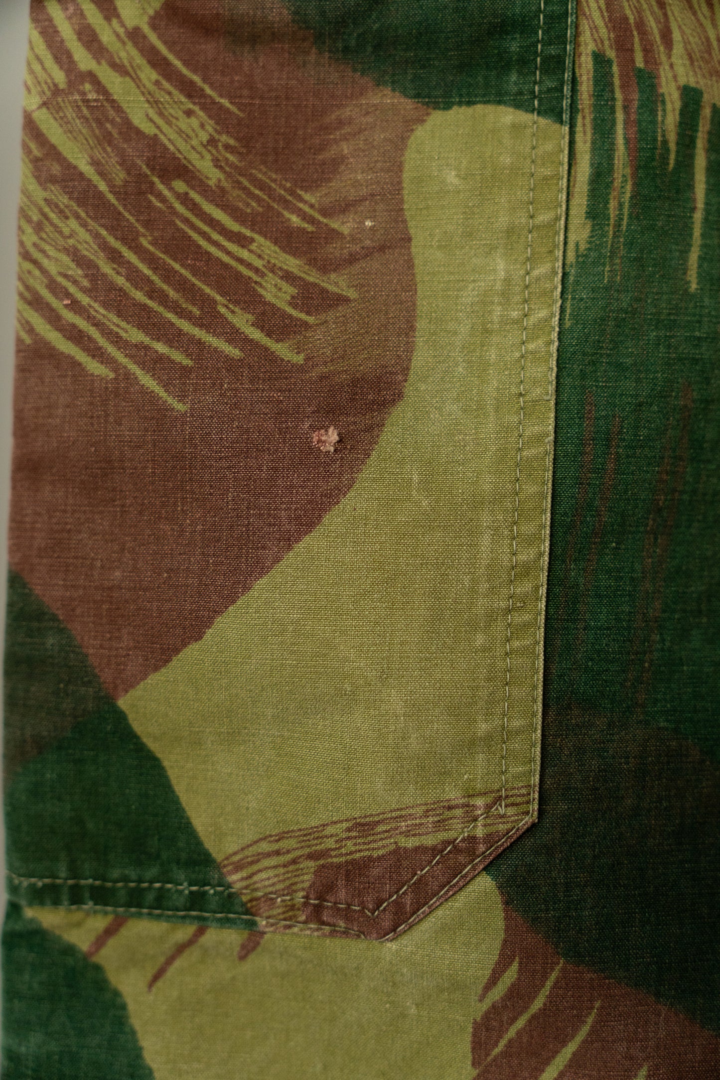 50s Belgian Army Brush Stroke Camoflauge Over Pants Early Model